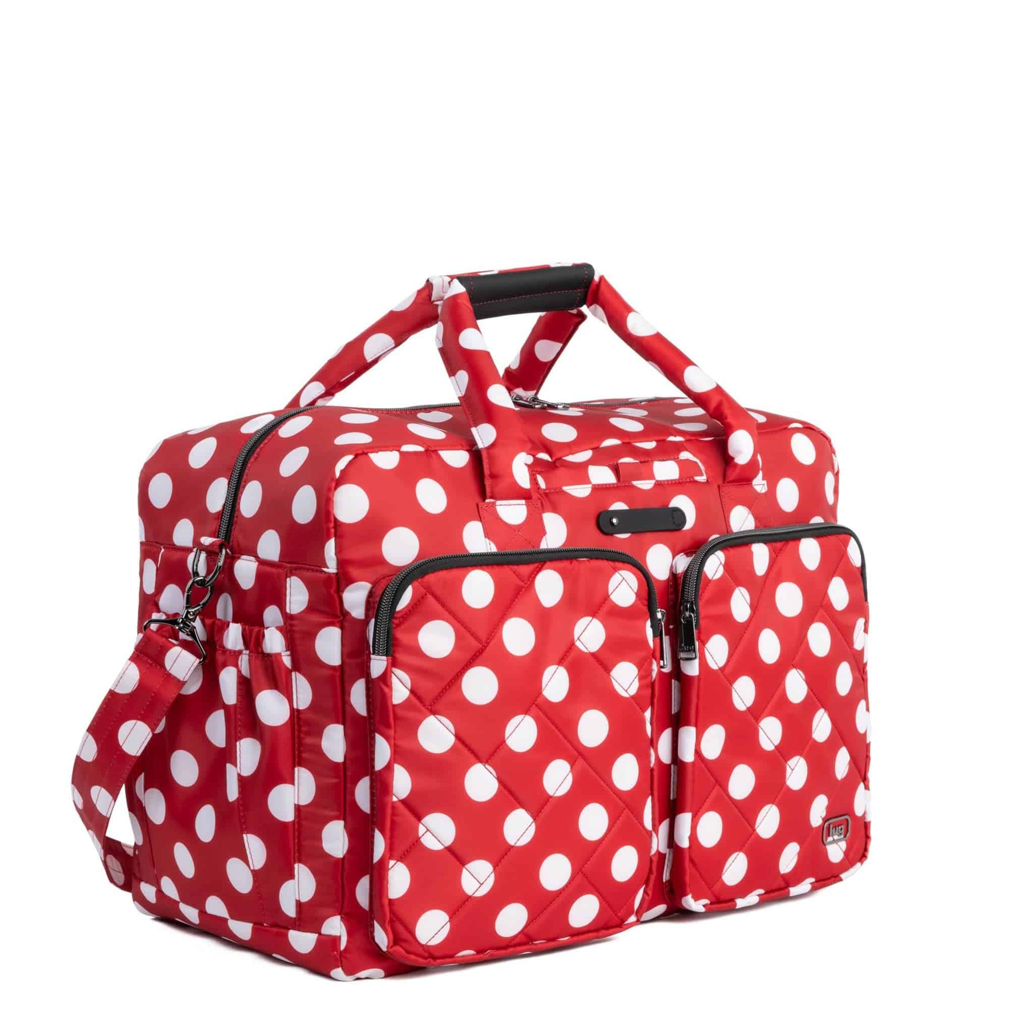Drifter 2 Duffel Bag - CRIMSON LARGE DOT - 24220_Drifter2_CrimsonLGDot_Angle_02
