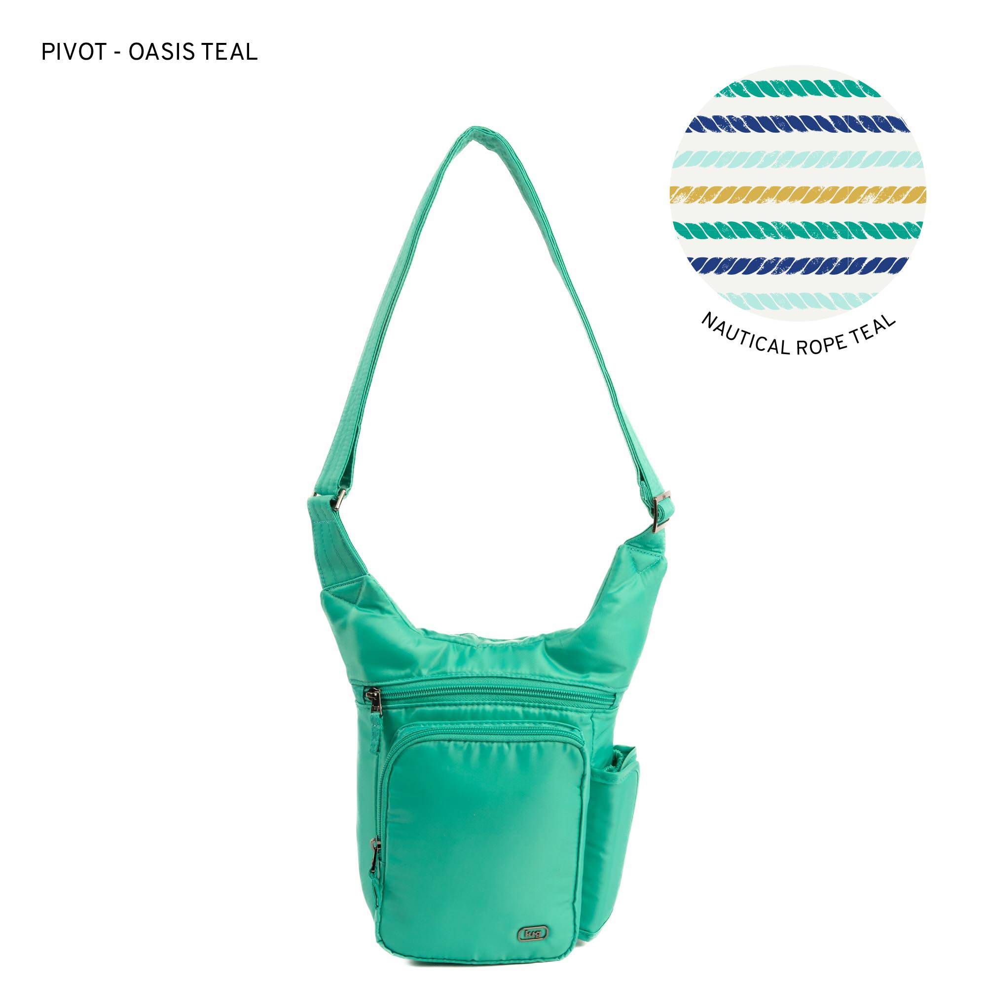Pivot Crossbody Bag - OASIS TEAL - 24225_Pivot_OasisTeal_Angle_01
