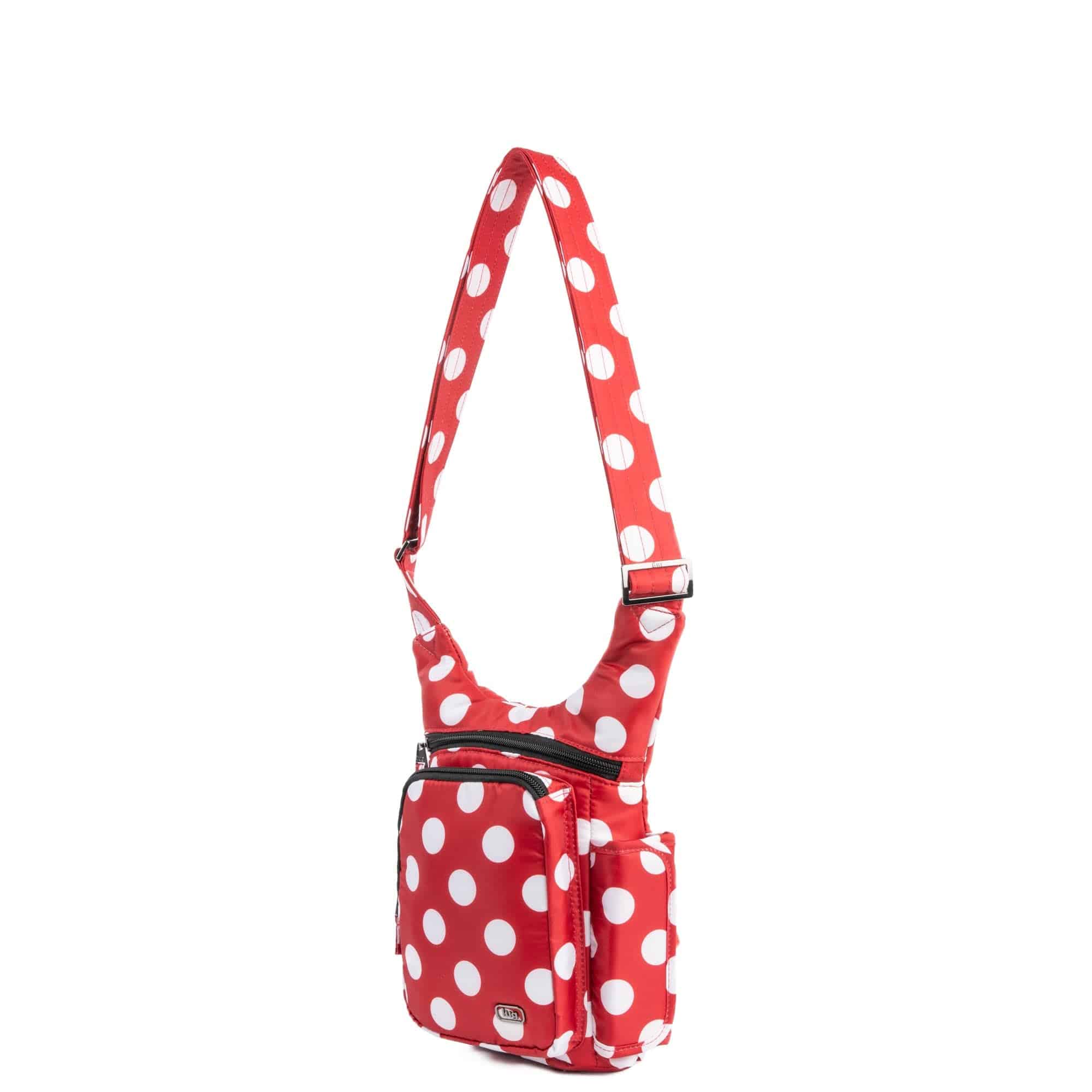 Pivot Crossbody Bag - CRIMSON LARGE DOT - 24228_Pivot_CrimsonLGDot_Angle_03