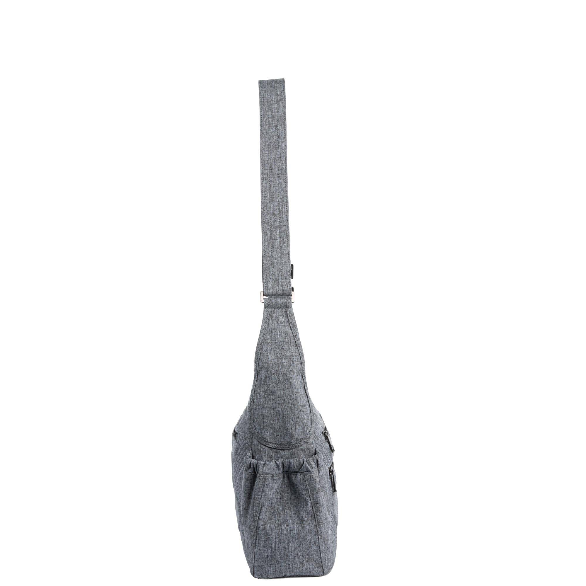 Legacy Collection Camper Crossbody Bag - HEATHER GREY - 24231_LegacyCamper_HeatherGrey_Angle_03