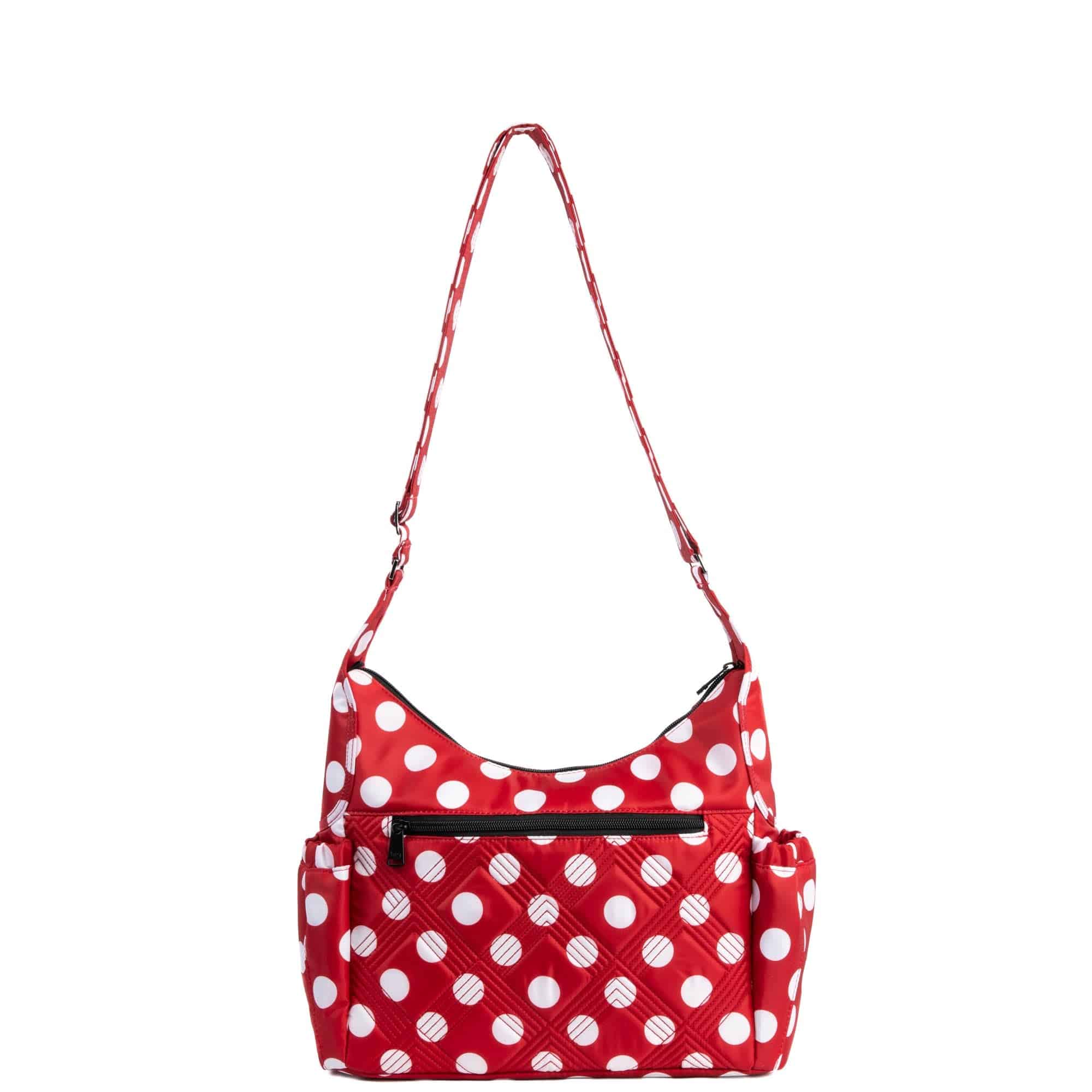 Legacy Collection Camper Crossbody Bag - CRIMSON LARGE DOT - 24236_LegacyCamper_CrimsonLGDot_Angle_04