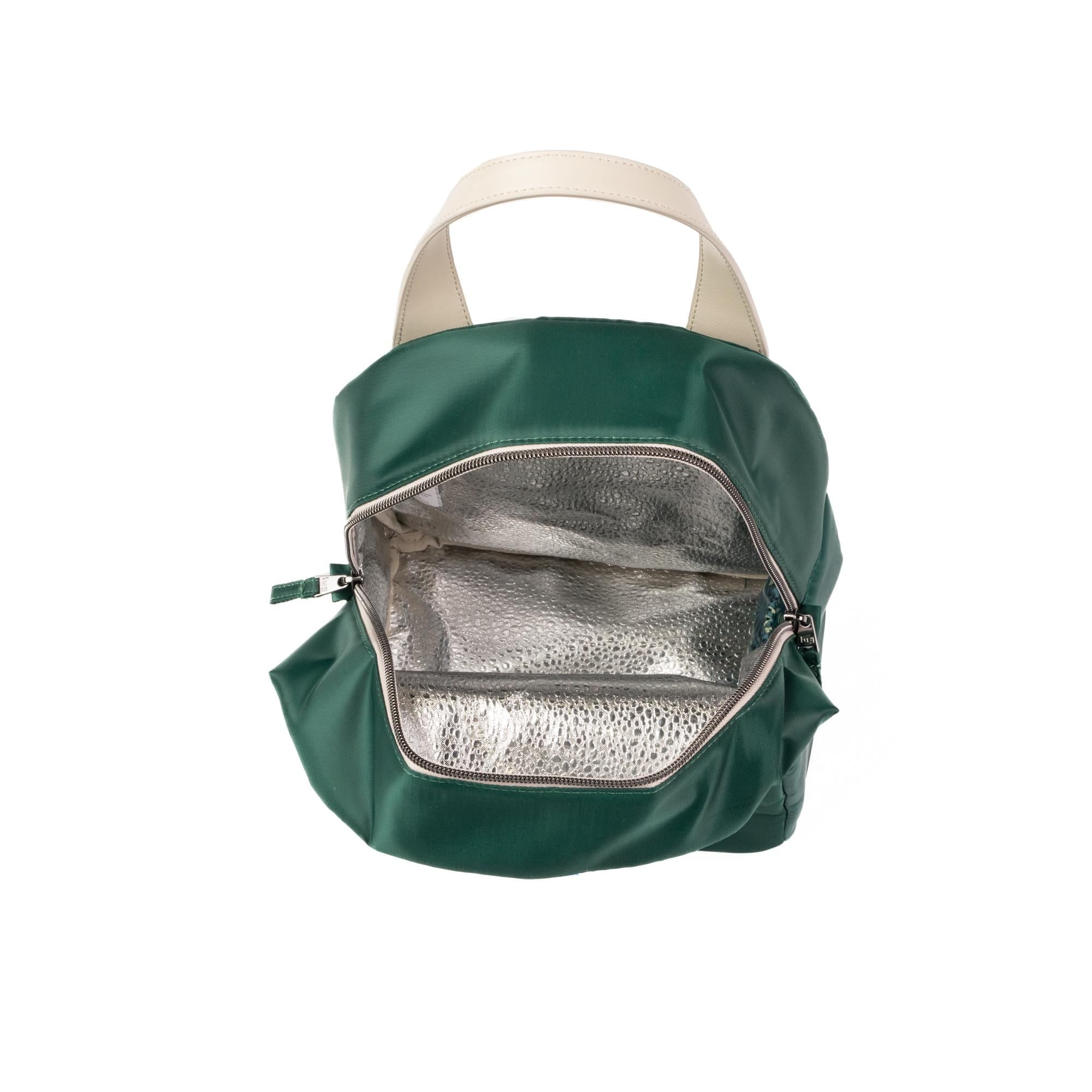Merengue Insulated Lunch Tote Bag - WICKEDLY GREEN PEBBLE ACCENT - 24252_Merengue_WickedlyGreen_Angle_05