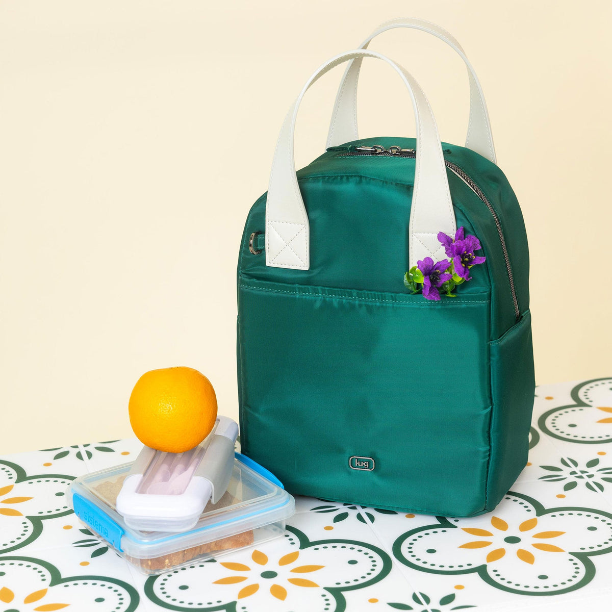 Merengue Insulated Lunch Tote Bag - - 24252_Merengue_WickedlyGreen_Hover_01