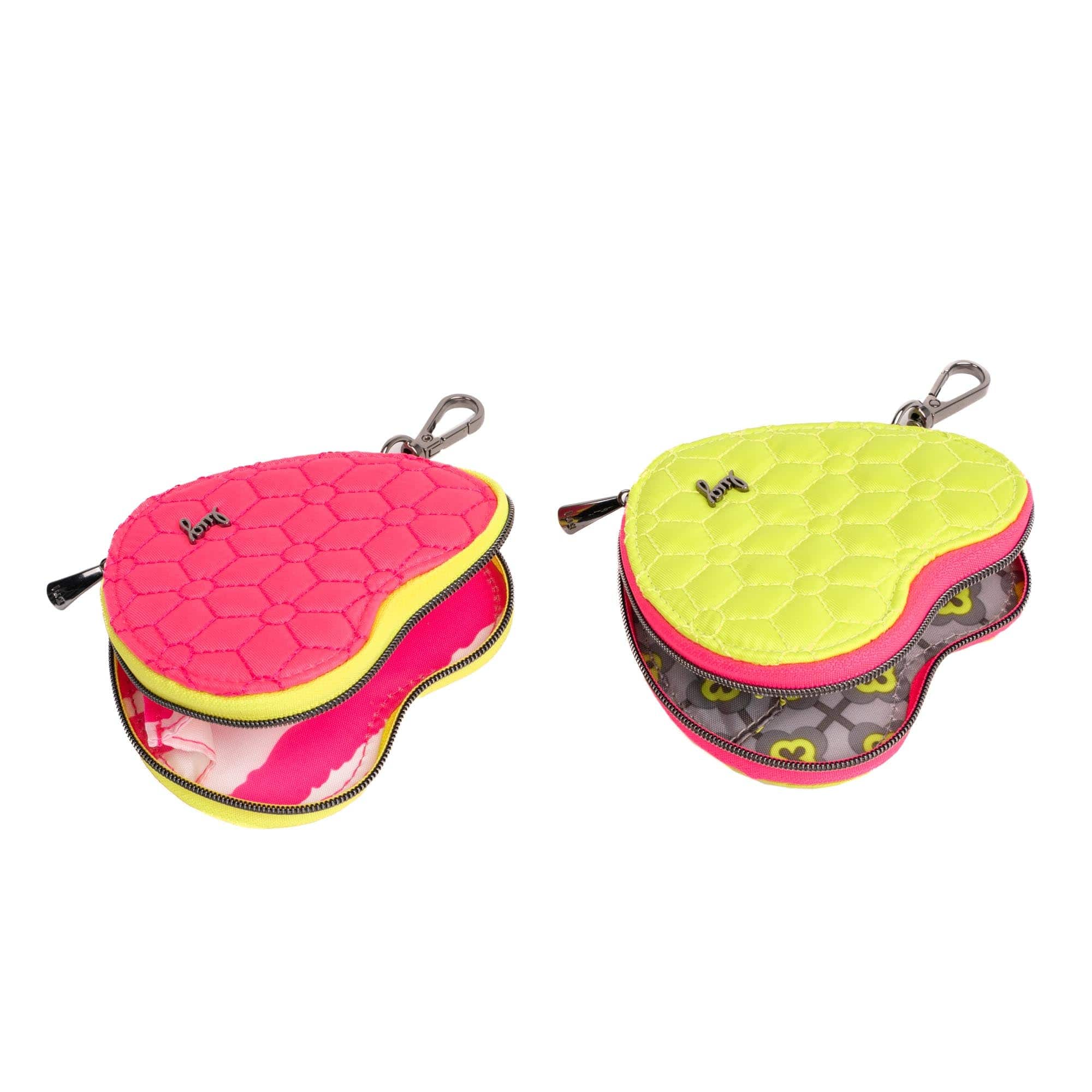 Heart Pouch 2pc Set - Two-Tone - LEMON LIME MAGENTA - 24294_HeartPouches2PCS_Magenta_LemonLime_Angle_03_8acalo
