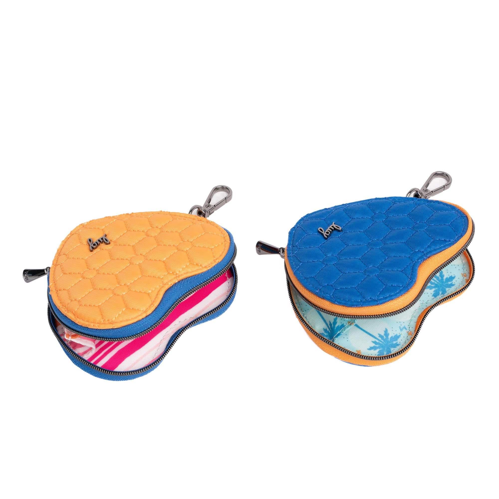 Heart Pouch 2pc Set - Two-Tone - AZURE BLUE PEACH SORBET - 24295_HeartPouches2PCS_PeachSorbet_AzureBlue_Angle_03_105e5396-44b5-42da-9589-404ee36105f6