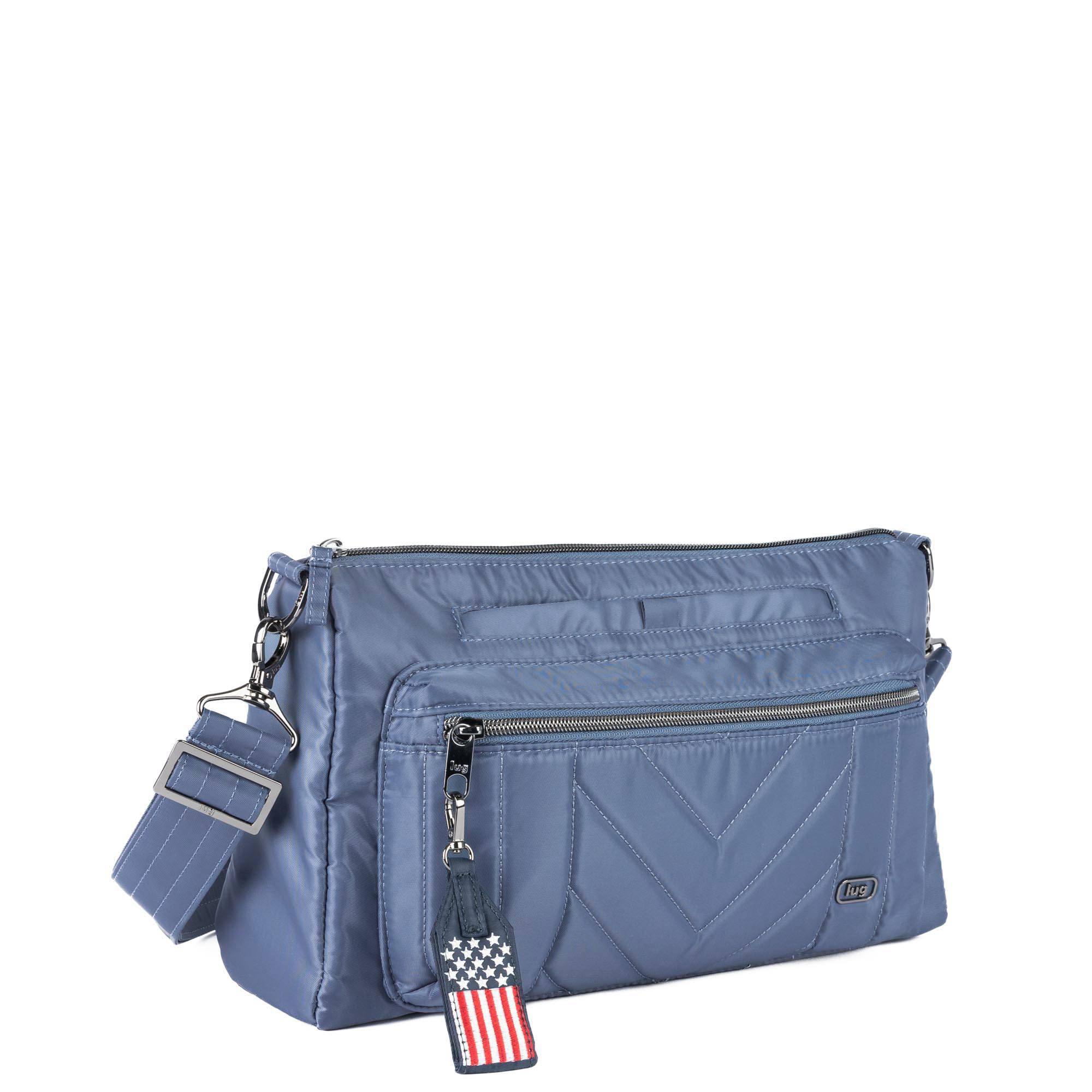 Stretch LE Crossbody Bag - Patriotic - SLATE BLUE - 24317_StretchLE_SlateBlue_Angle_02