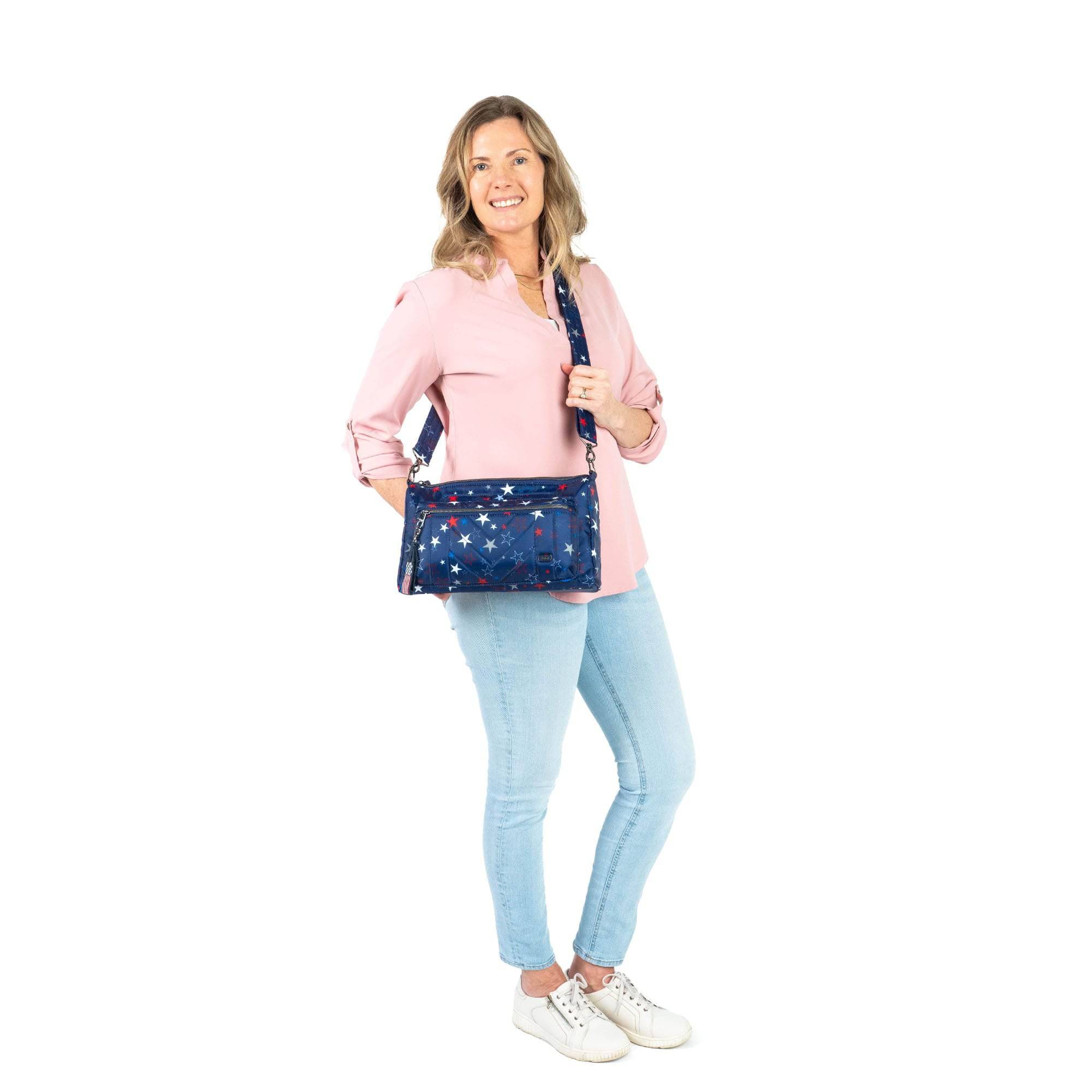 Stretch LE Crossbody Bag - Patriotic - - 24318_StretchLEPatriotic_StarSpangled_Proportion_02