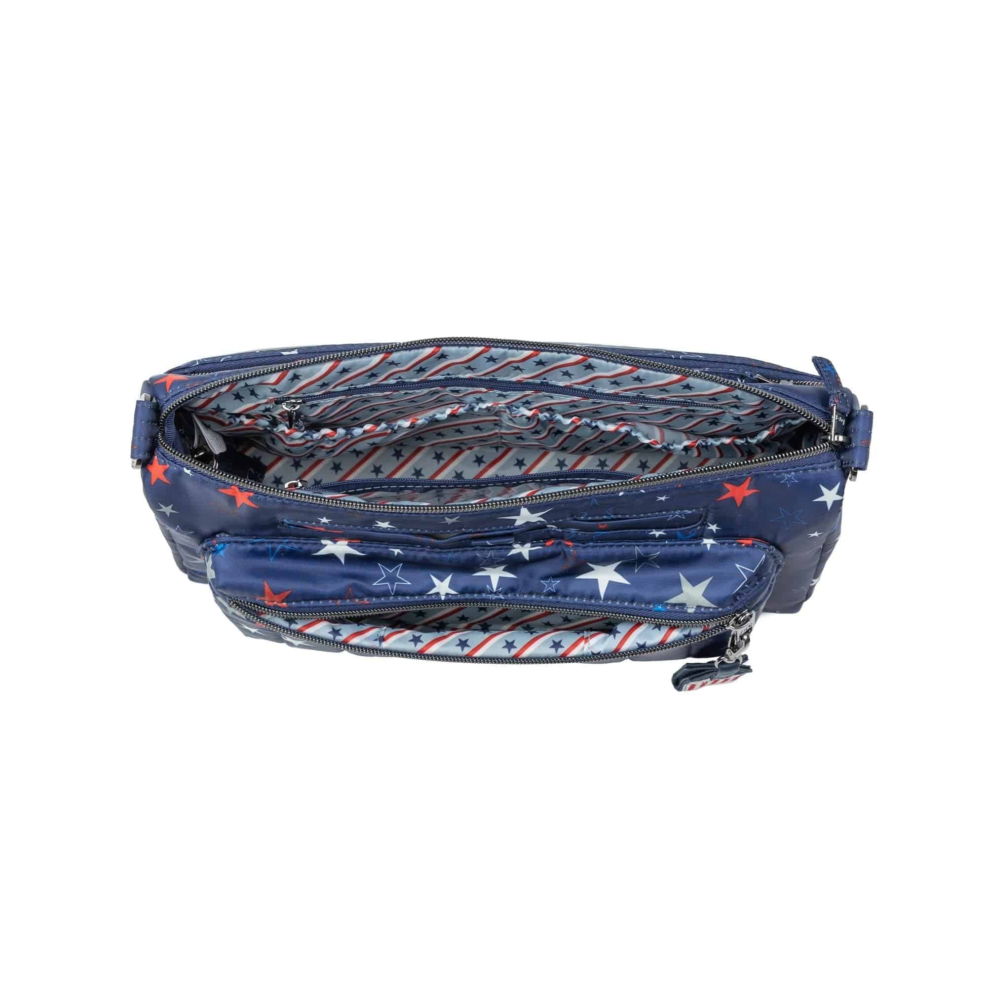 Stretch LE Crossbody Bag - Patriotic - STAR SPANGLED - 24318_StretchLE_StarSpangled_Angle_05