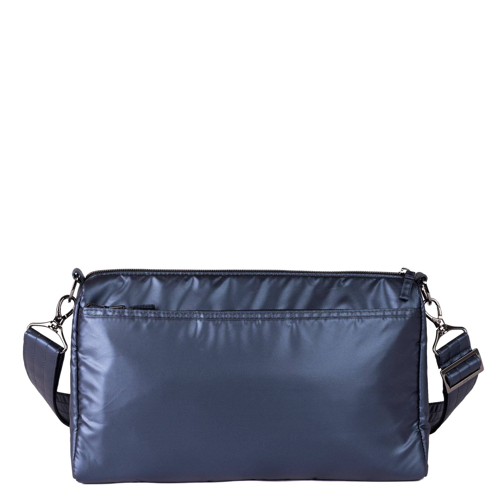 Stretch LE Crossbody Bag - Patriotic - METALLIC INDIGO - 24320_StretchLE_MetallicIndigo_Angle_04