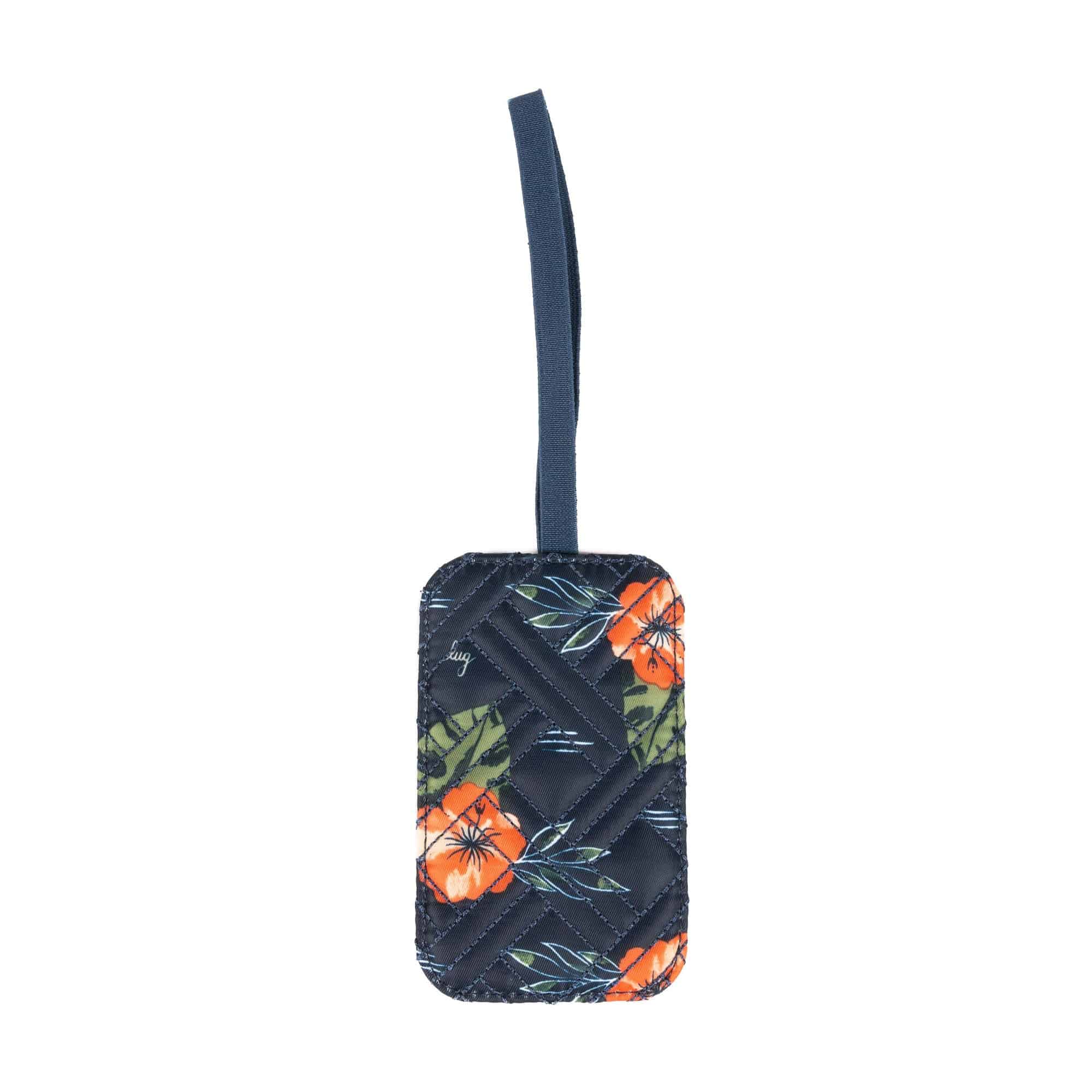 Baggage Claim Strap & Luggage Tag Set - ALOHA NAVY - 24337_BaggageClaimLuggageTag_AlohaNavy_Angle_02