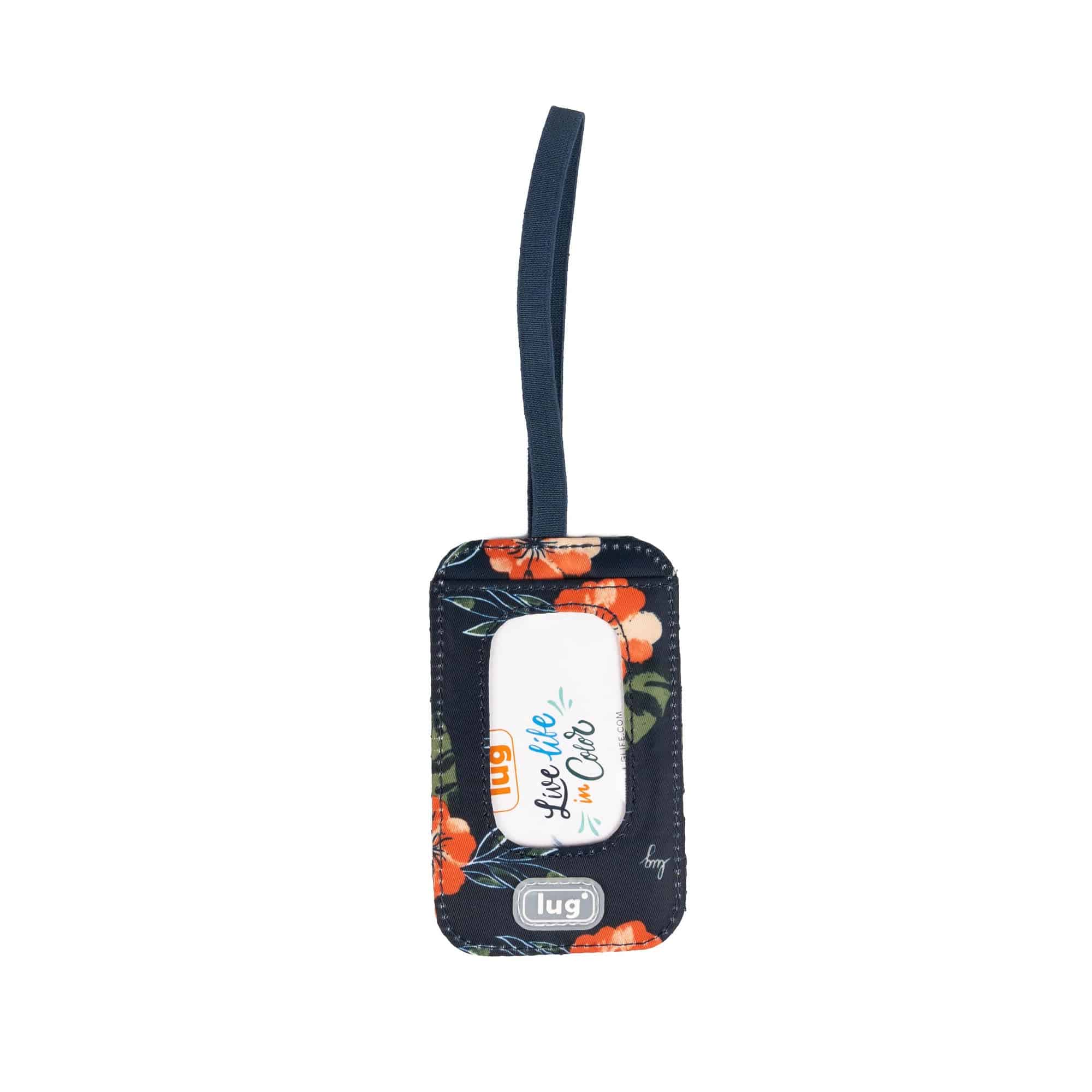 Baggage Claim Strap & Luggage Tag Set - ALOHA NAVY - 24337_BaggageClaimLuggageTag_AlohaNavy_Angle_03