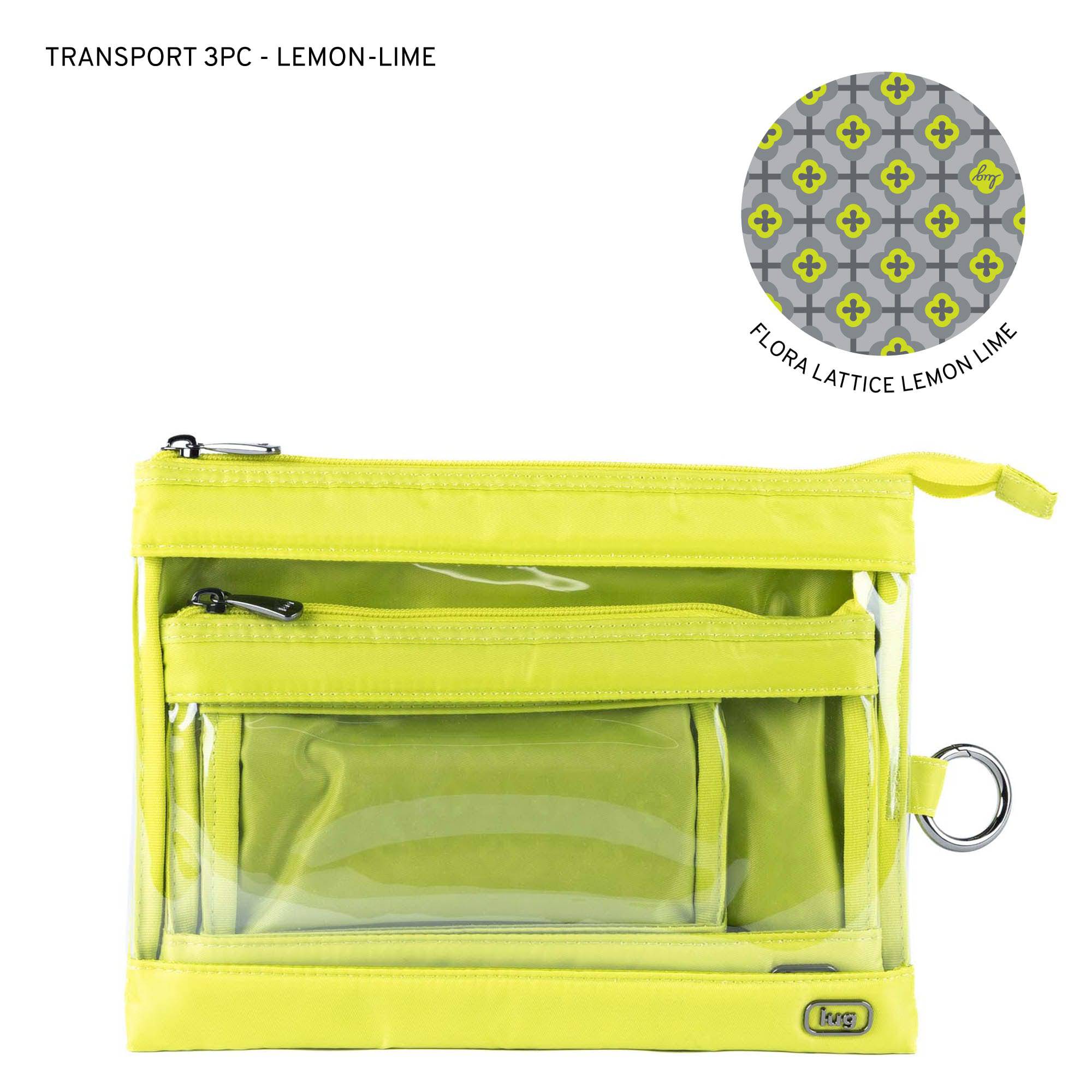 Transport 3pc Storage Envelopes - LEMON LIME - 24341_Transport3pc_LemonLime_Angle_01