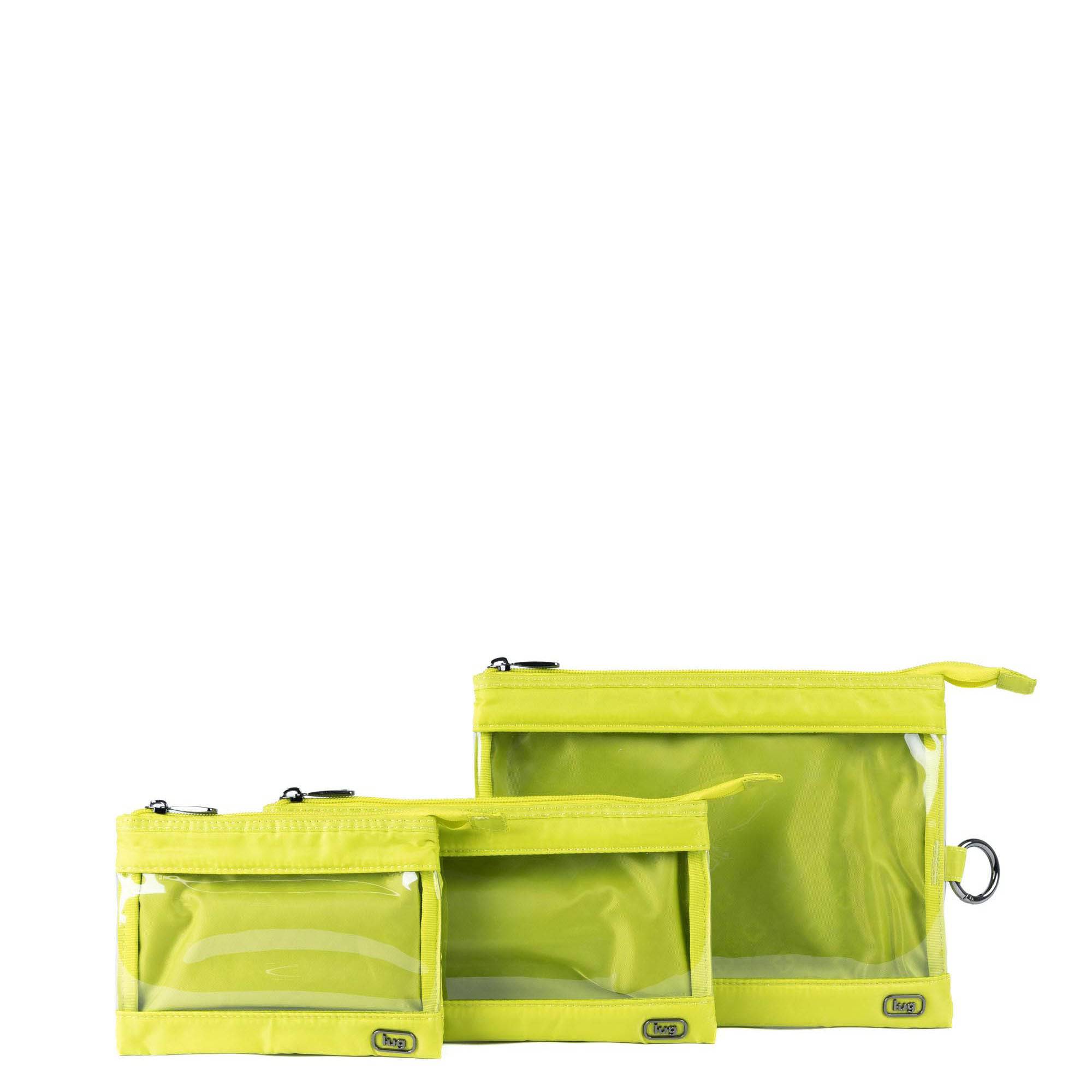 Transport 3pc Storage Envelopes - LEMON LIME - 24341_Transport3pc_LemonLime_Angle_03