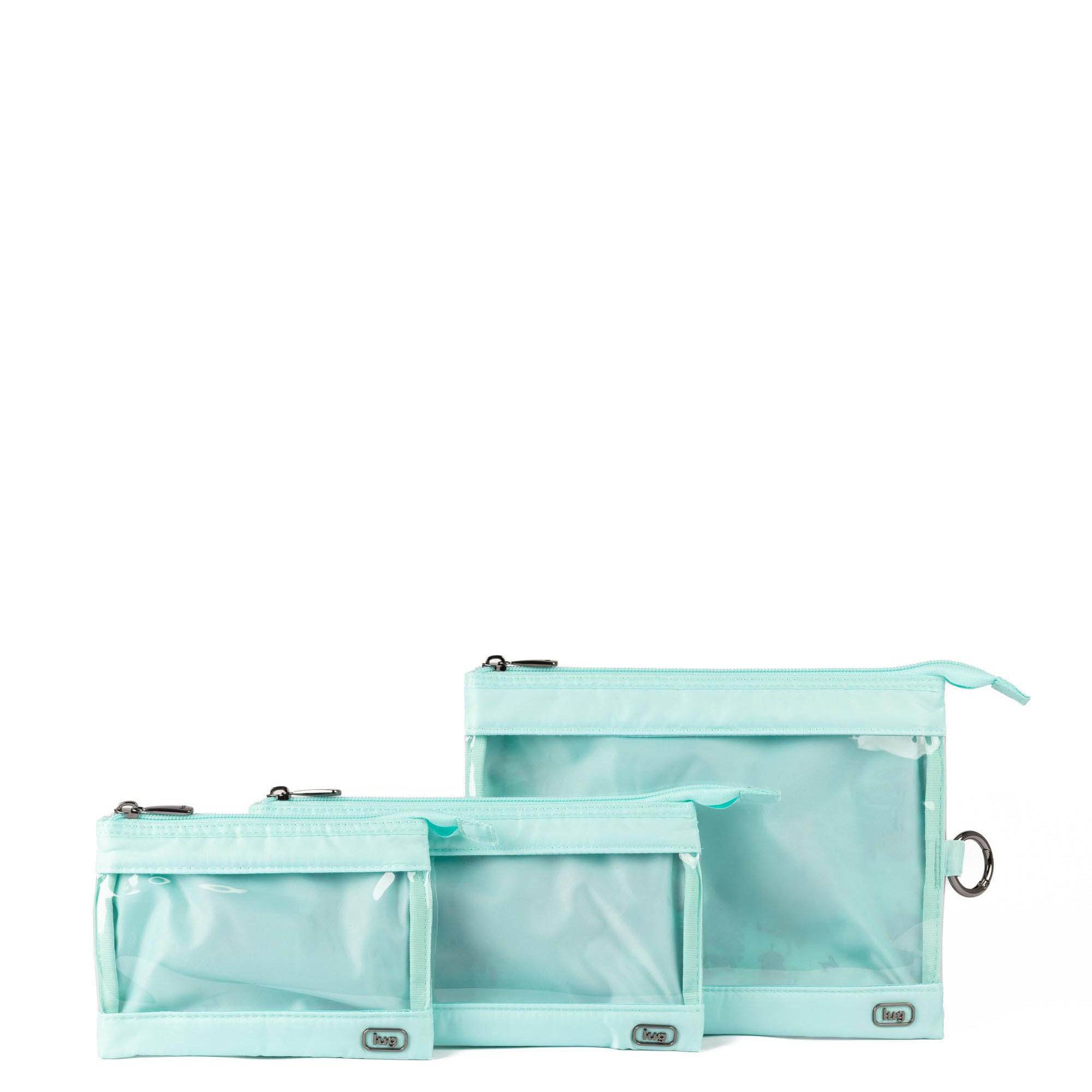 Transport 3pc Storage Envelopes - AQUAMARINE - 24343_Transport3pc_Aquamarine_Angle_03