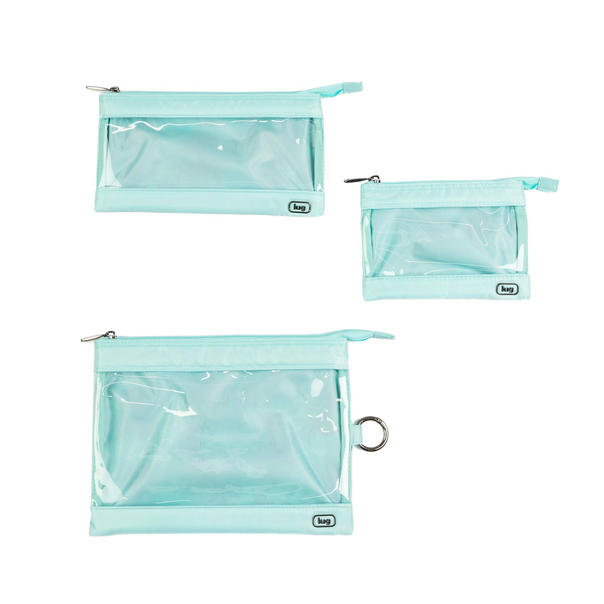 Transport 3pc Storage Envelopes - AQUAMARINE - 24343_Transport3pc_Aquamarine_Angle_05