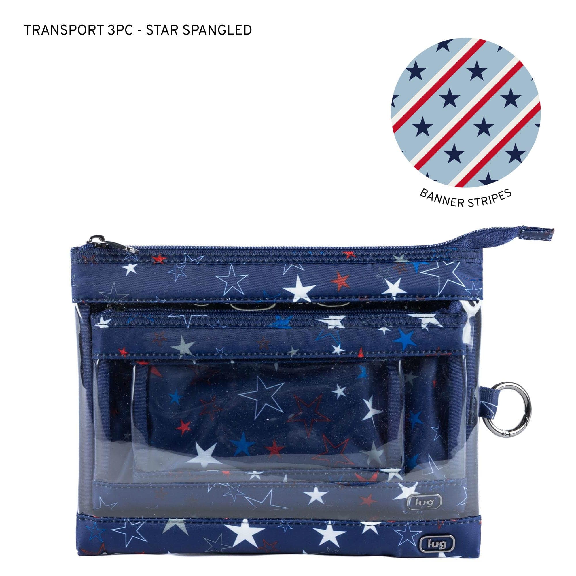 Transport 3pc Storage Envelopes - STAR SPANGLED - 24345_Transport3pc_StarSpangled_Angle_01_b697cb4d-c016-45c5-a690-c1a38afcab67
