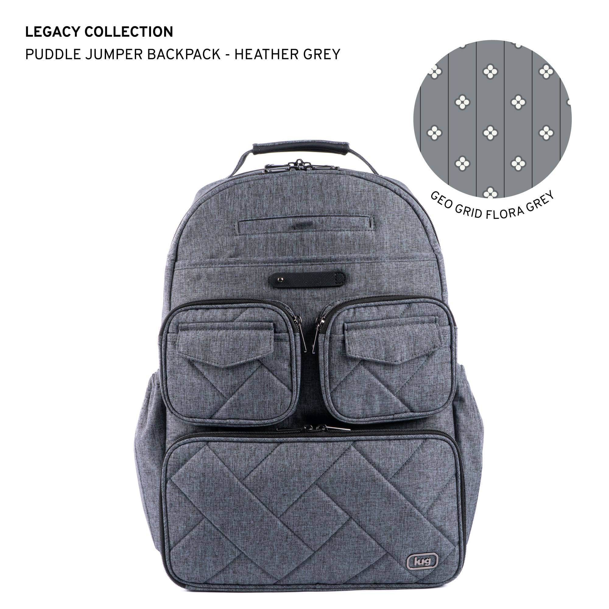 Legacy Collection Puddle Jumper Backpack - HEATHER GREY - 24348_LegacyPuddleJumperBackpack_HeatherGrey_Angle_01