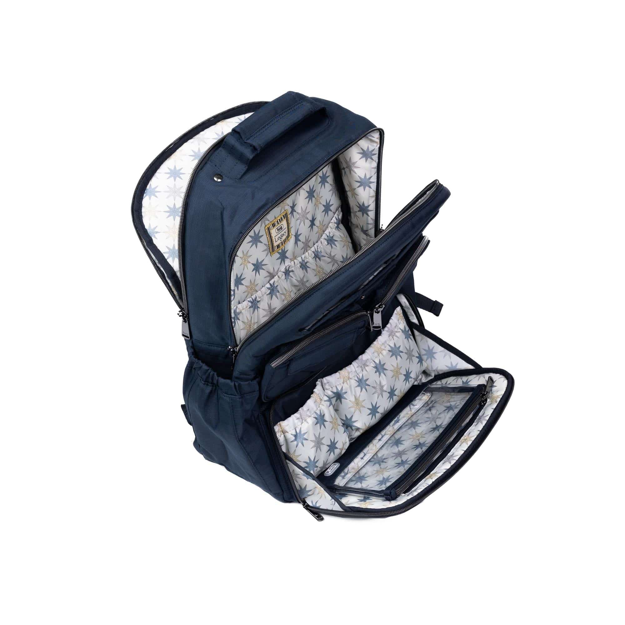 Legacy Collection Puddle Jumper Backpack - BRUSHED INDIGO - 24349_LegacyPuddleJumperBackpack_BrushedIndigo_Angle_05