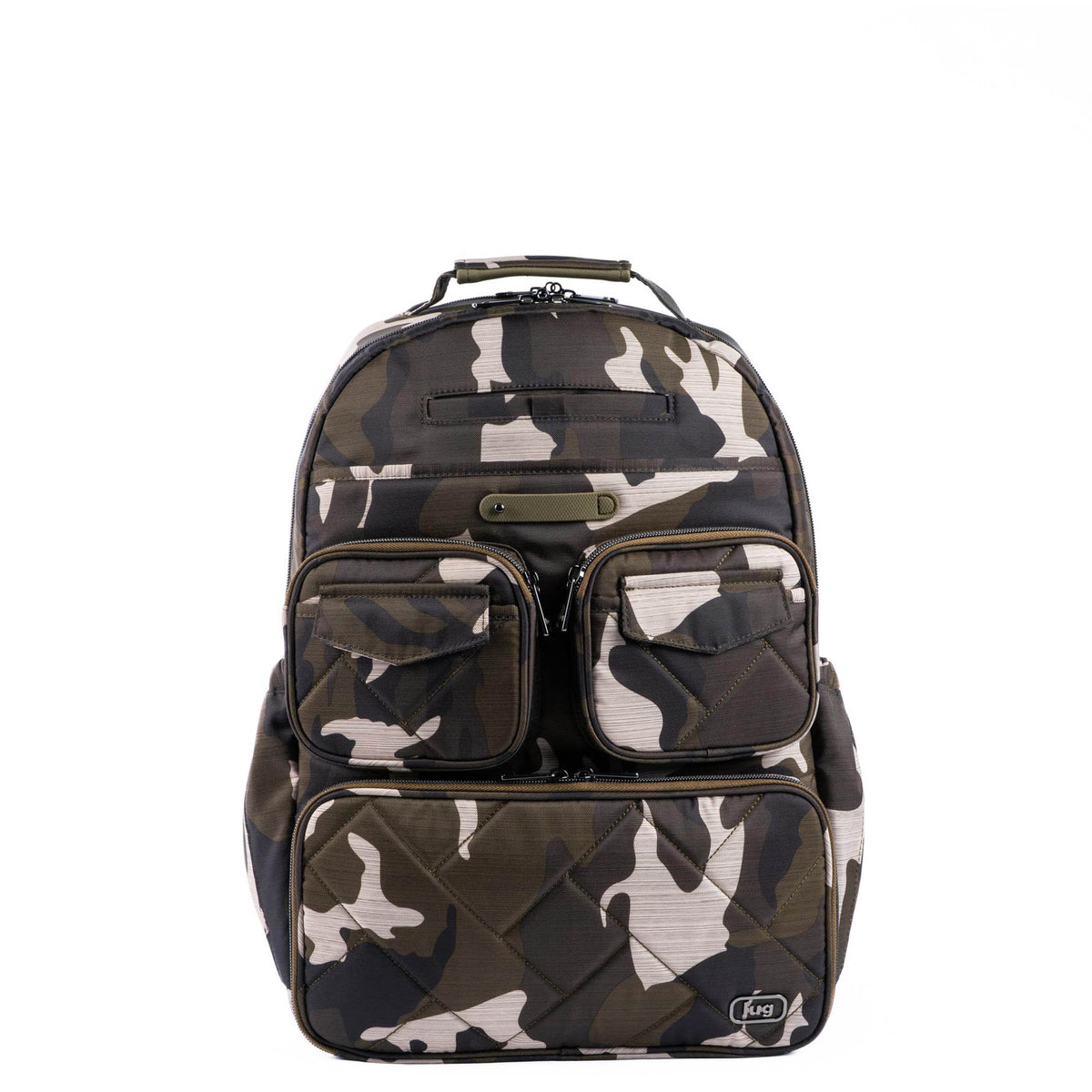 Legacy Collection Puddle Jumper Backpack - - 24350_LegacyPuddleJumperBackpack_BrushedCamoOlive_Angle_01_dc73d9f3-1cff-43a8-bb07-89c60f24fa6c