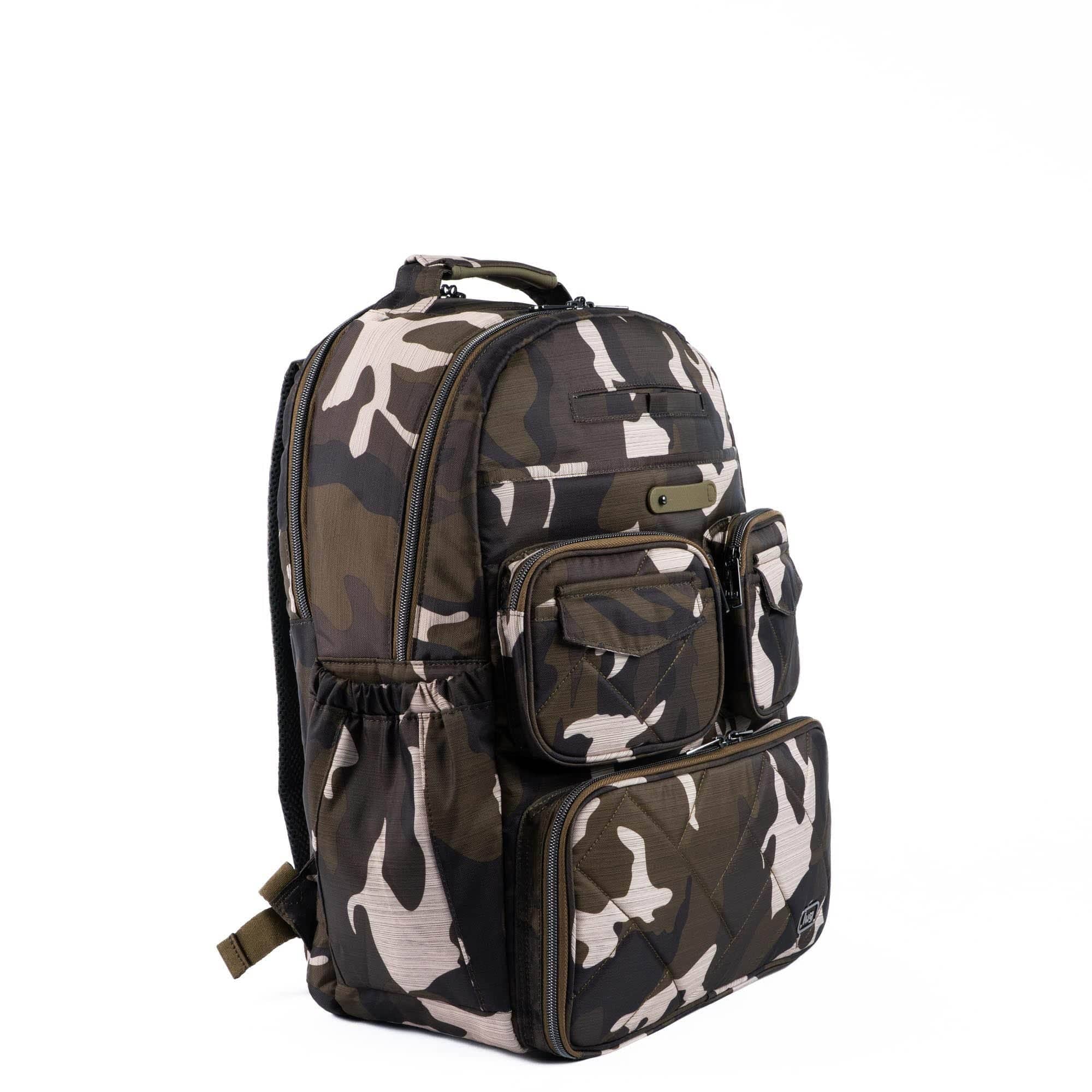 Legacy Collection Puddle Jumper Backpack - BRUSHED CAMO OLIVE - 24350_LegacyPuddleJumperBackpack_BrushedCamoOlive_Angle_02