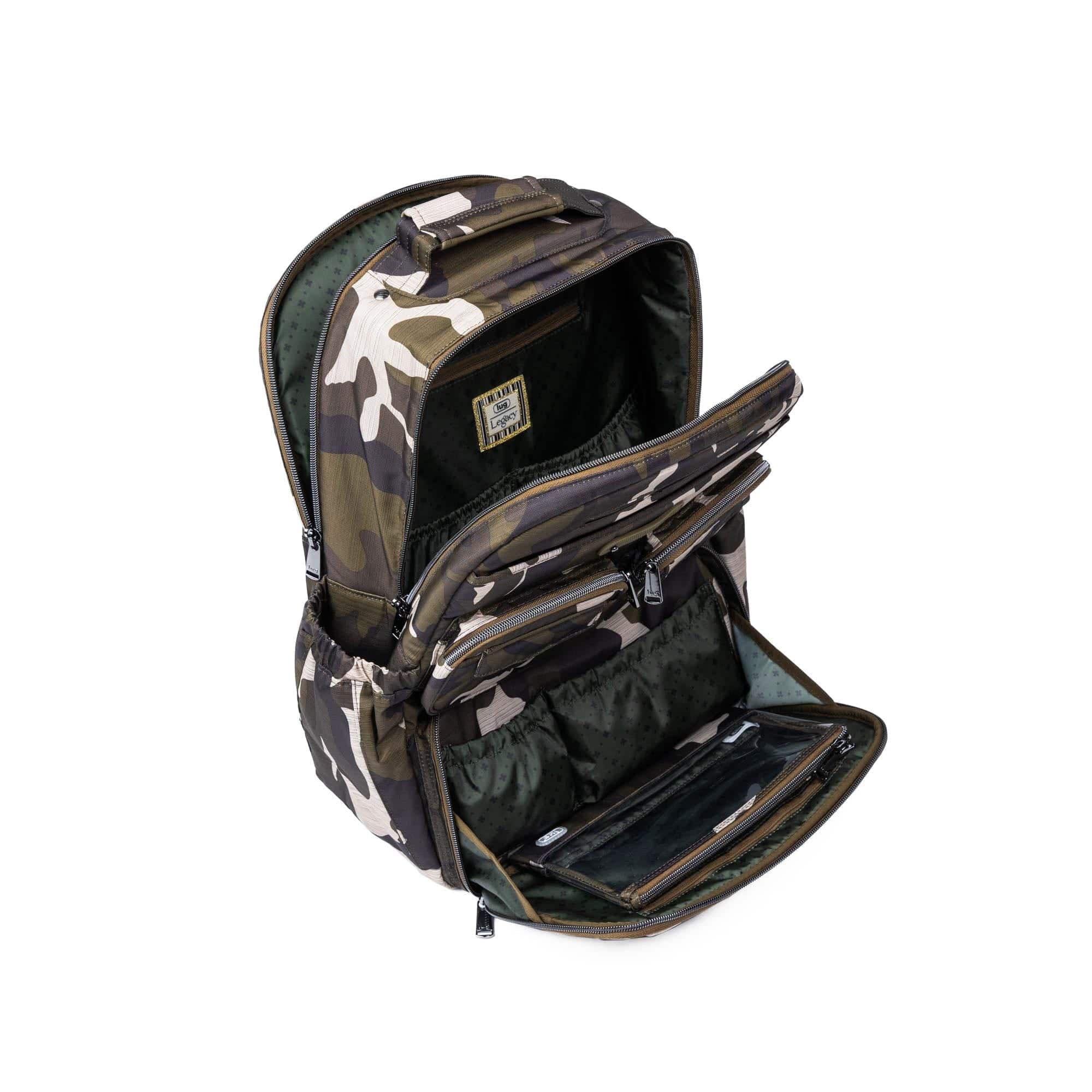 Legacy Collection Puddle Jumper Backpack - BRUSHED CAMO OLIVE - 24350_LegacyPuddleJumperBackpack_BrushedCamoOlive_Angle_05