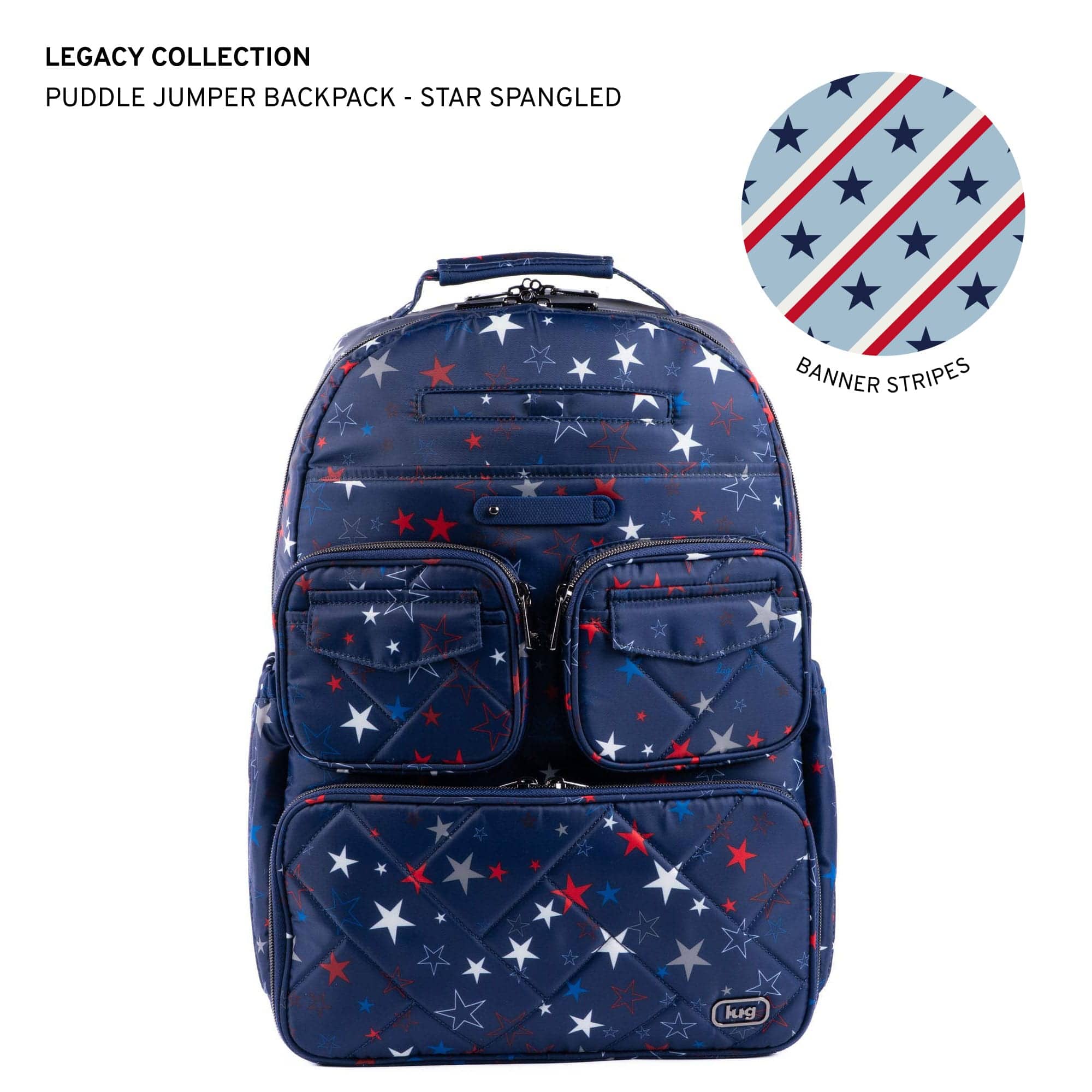 Legacy Collection Puddle Jumper Backpack - STAR SPANGLED - 24351_LegacyPuddleJumperBackpack_StarSpangled_Angle_01