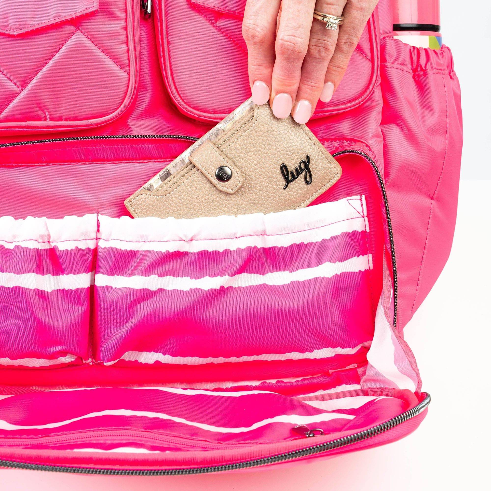 Legacy Collection Puddle Jumper Backpack - - 24353_LegacyPuddleJumperBackpack_Magenta_Lifestyle_05