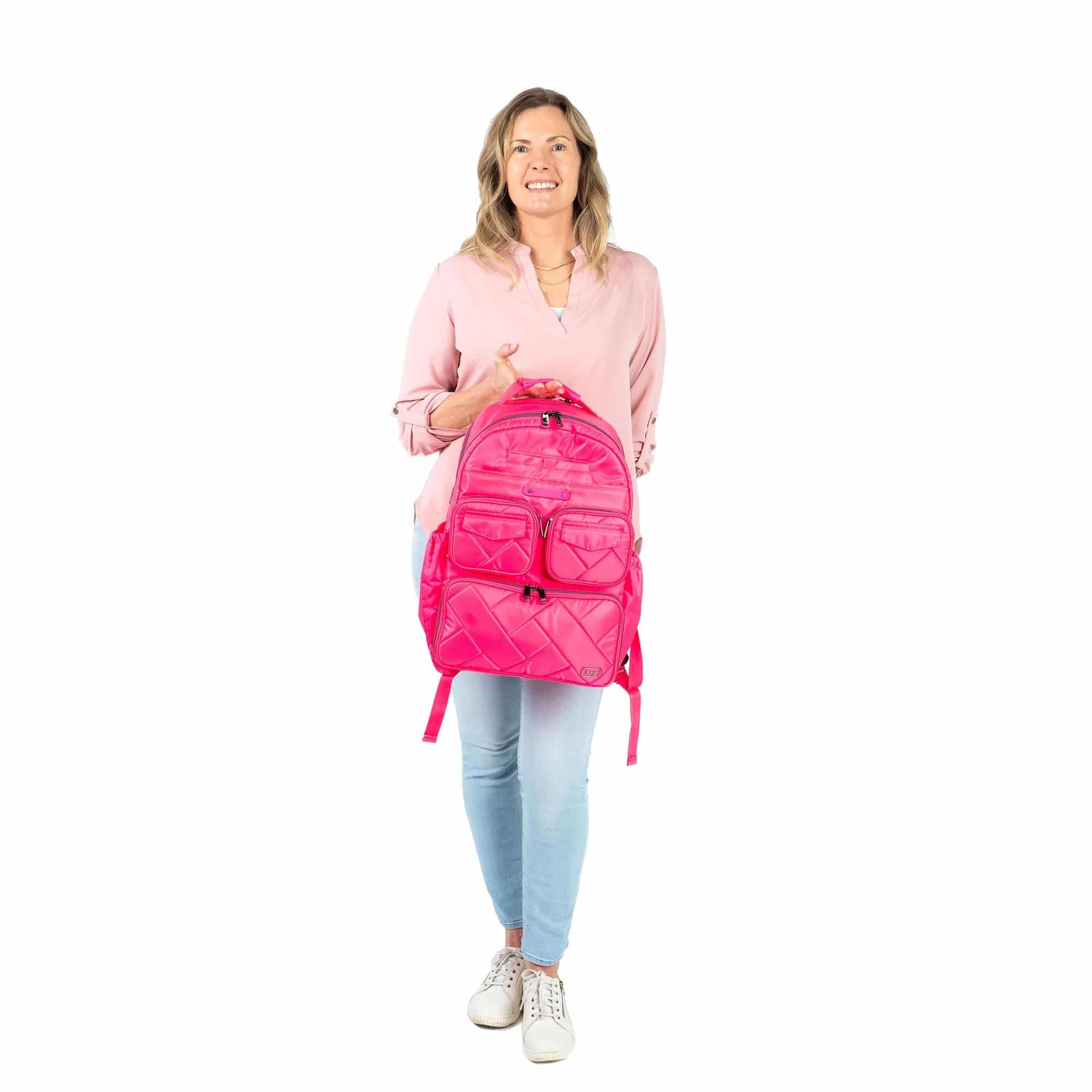 Legacy Collection Puddle Jumper Backpack - - 24353_LegacyPuddleJumperBackpack_Magenta_Proportion_01