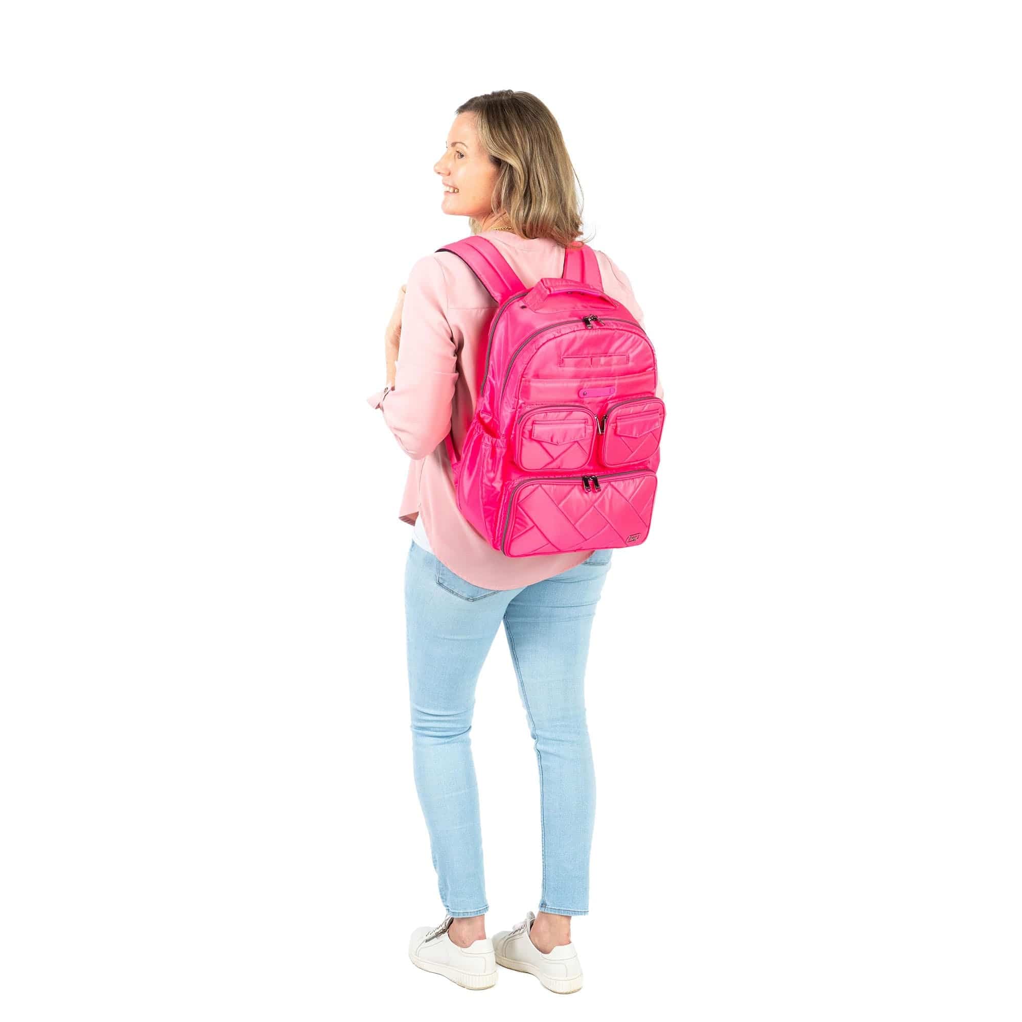 Legacy Collection Puddle Jumper Backpack - - 24353_LegacyPuddleJumperBackpack_Magenta_Proportion_02