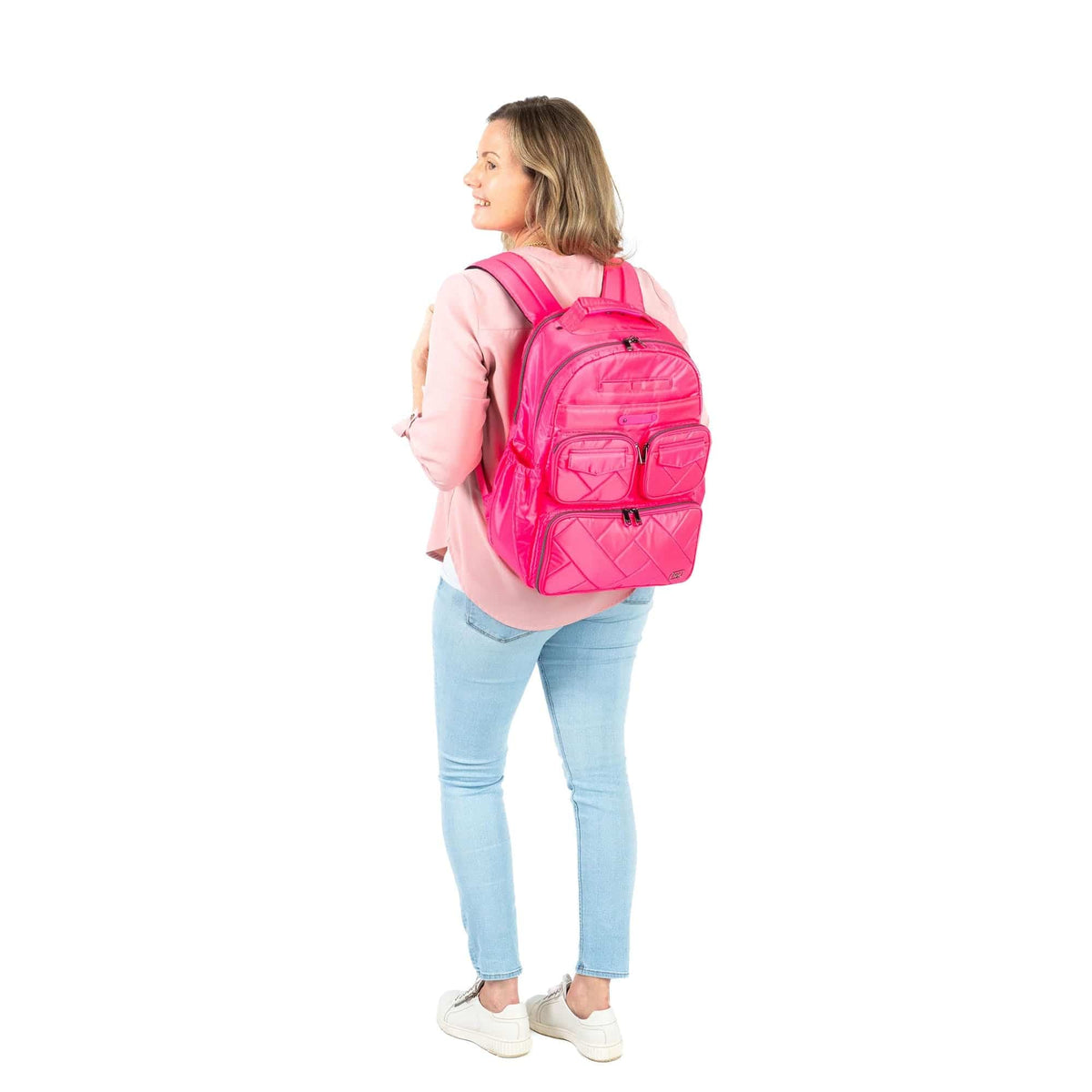 Legacy Collection Puddle Jumper Backpack - - 24353_LegacyPuddleJumperBackpack_Magenta_Proportion_02