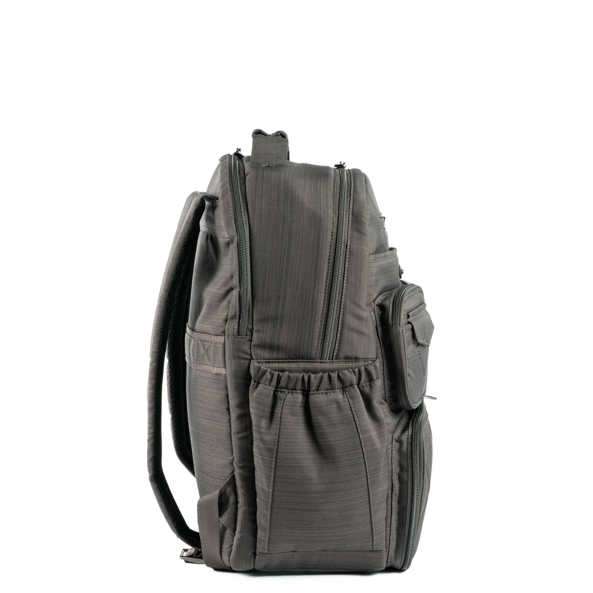 Legacy Collection Puddle Jumper Backpack - BRUSHED GUNMETAL - 24354_LegacyPuddleJumperBackpack_BrushedGunmetal_Angle_03