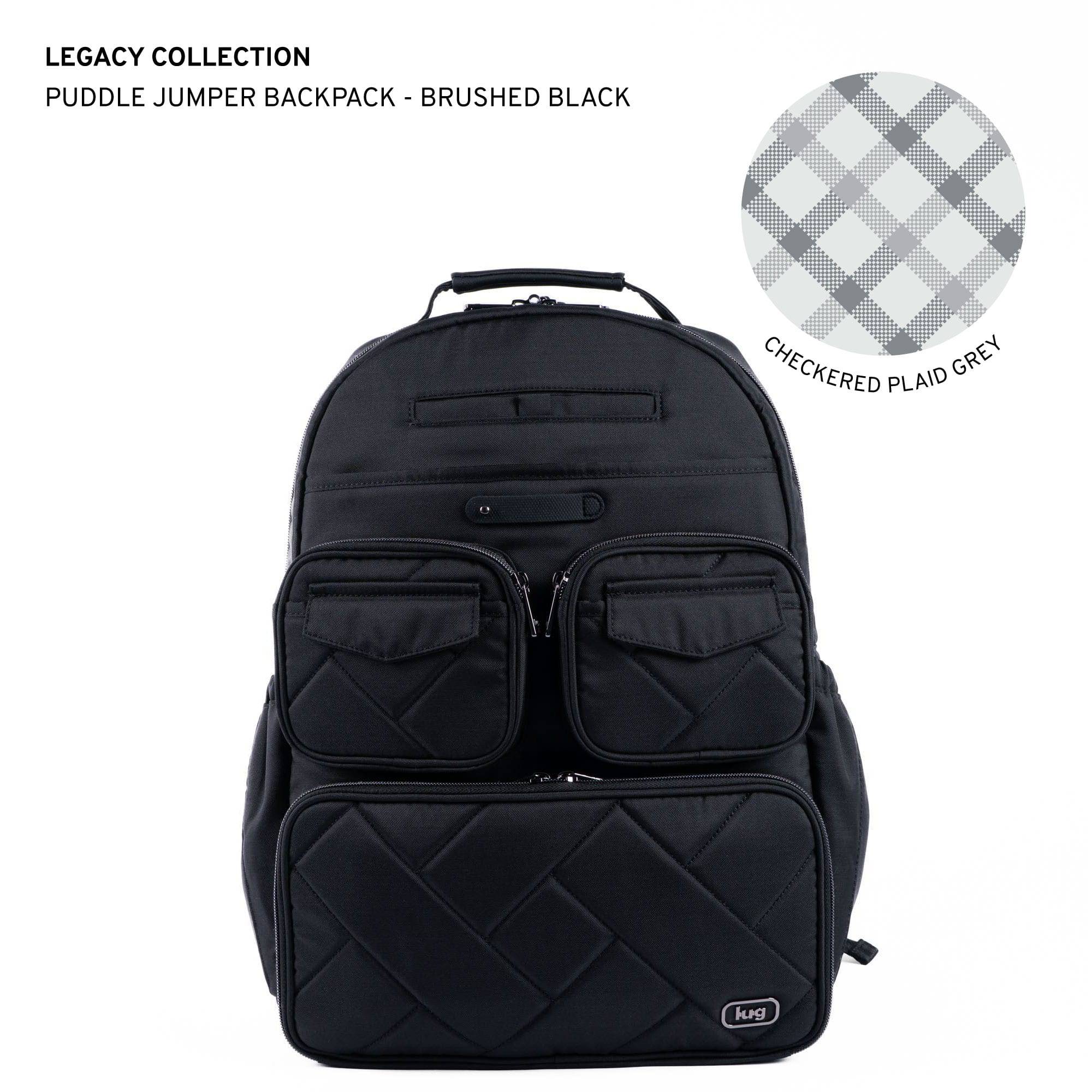 Legacy Collection Puddle Jumper Backpack - BRUSHED BLACK - 24355_LegacyPuddleJumperBackpack_BrushedBlack_Angle_01