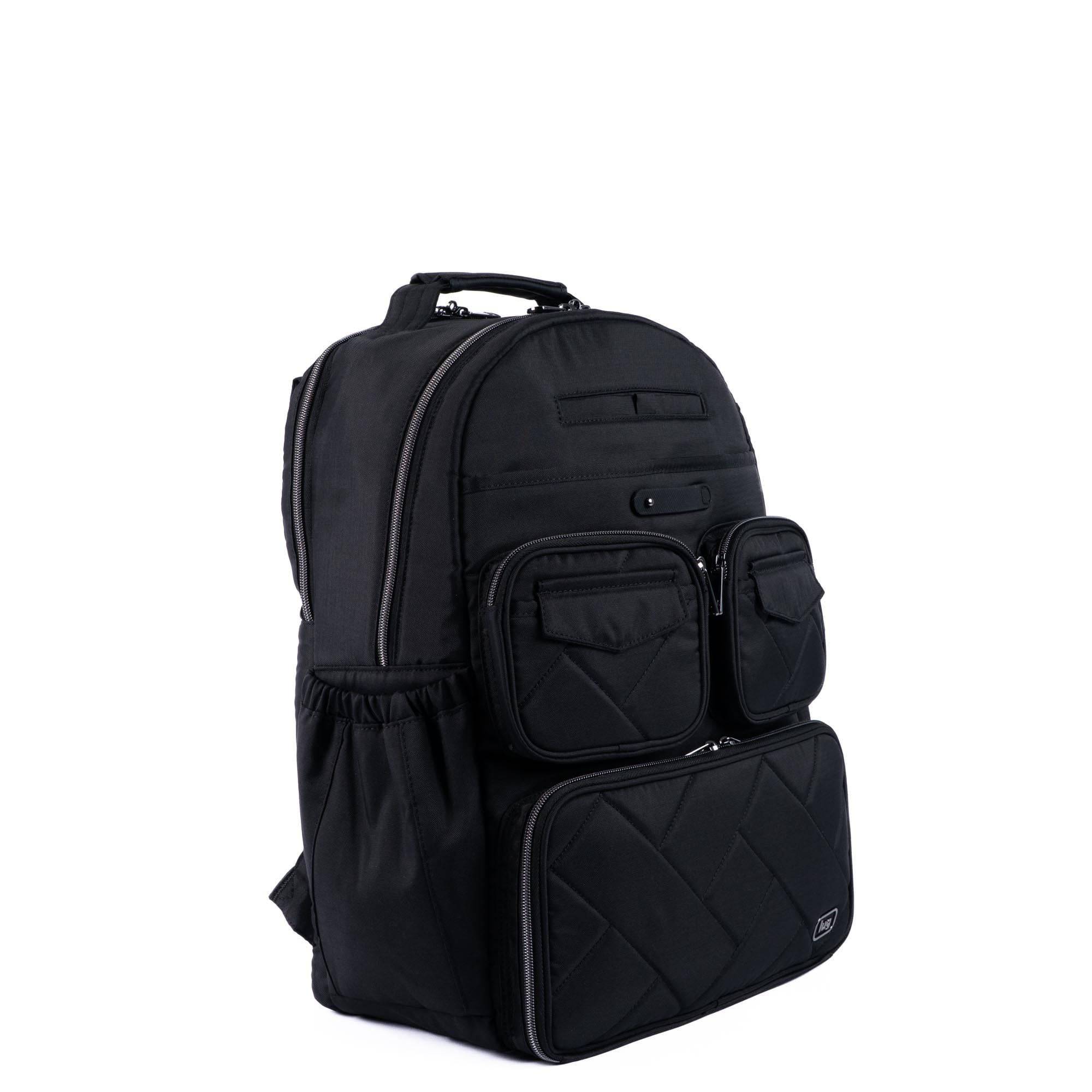 Legacy Collection Puddle Jumper Backpack - BRUSHED BLACK - 24355_LegacyPuddleJumperBackpack_BrushedBlack_Angle_02