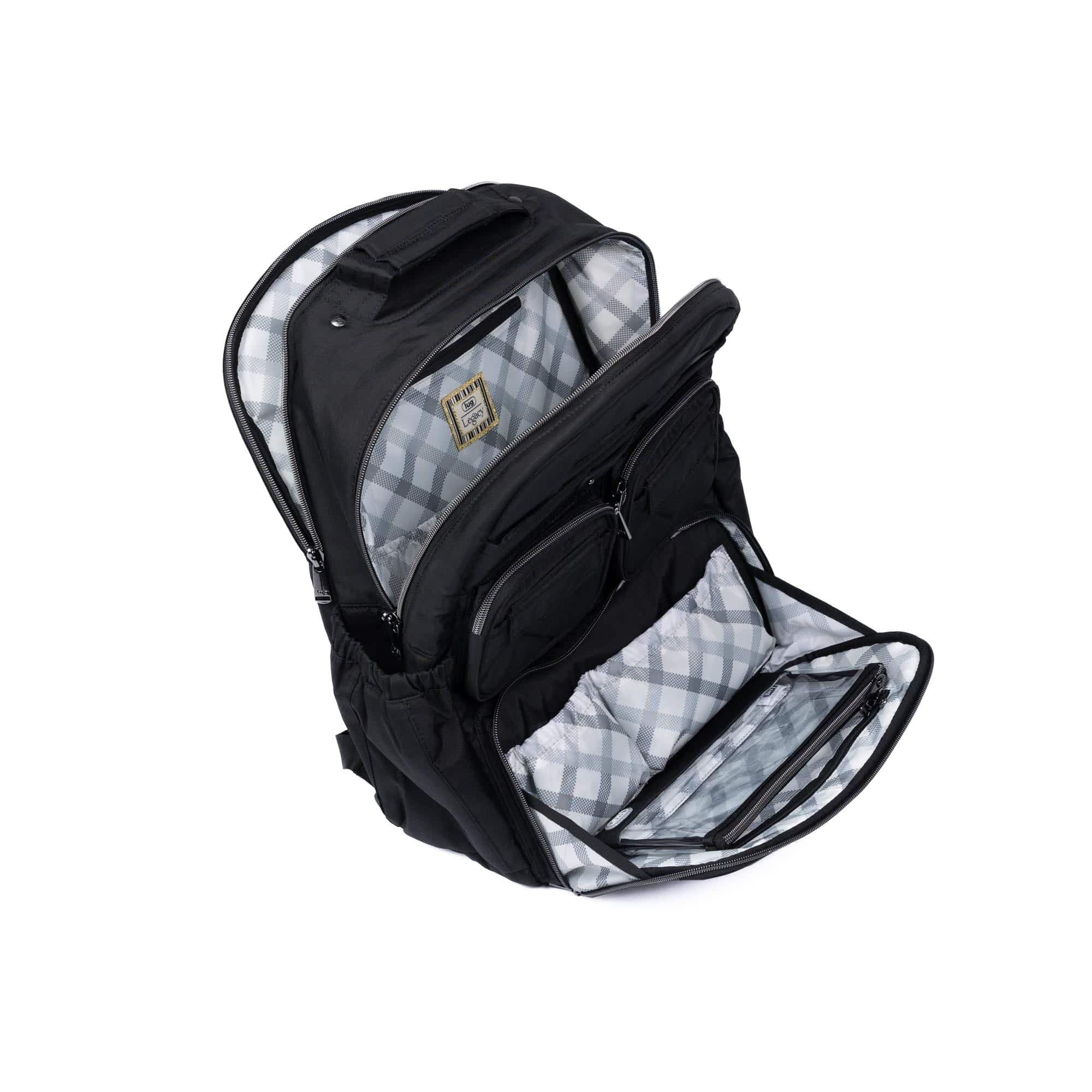 Legacy Collection Puddle Jumper Backpack - BRUSHED BLACK - 24355_LegacyPuddleJumperBackpack_BrushedBlack_Angle_05