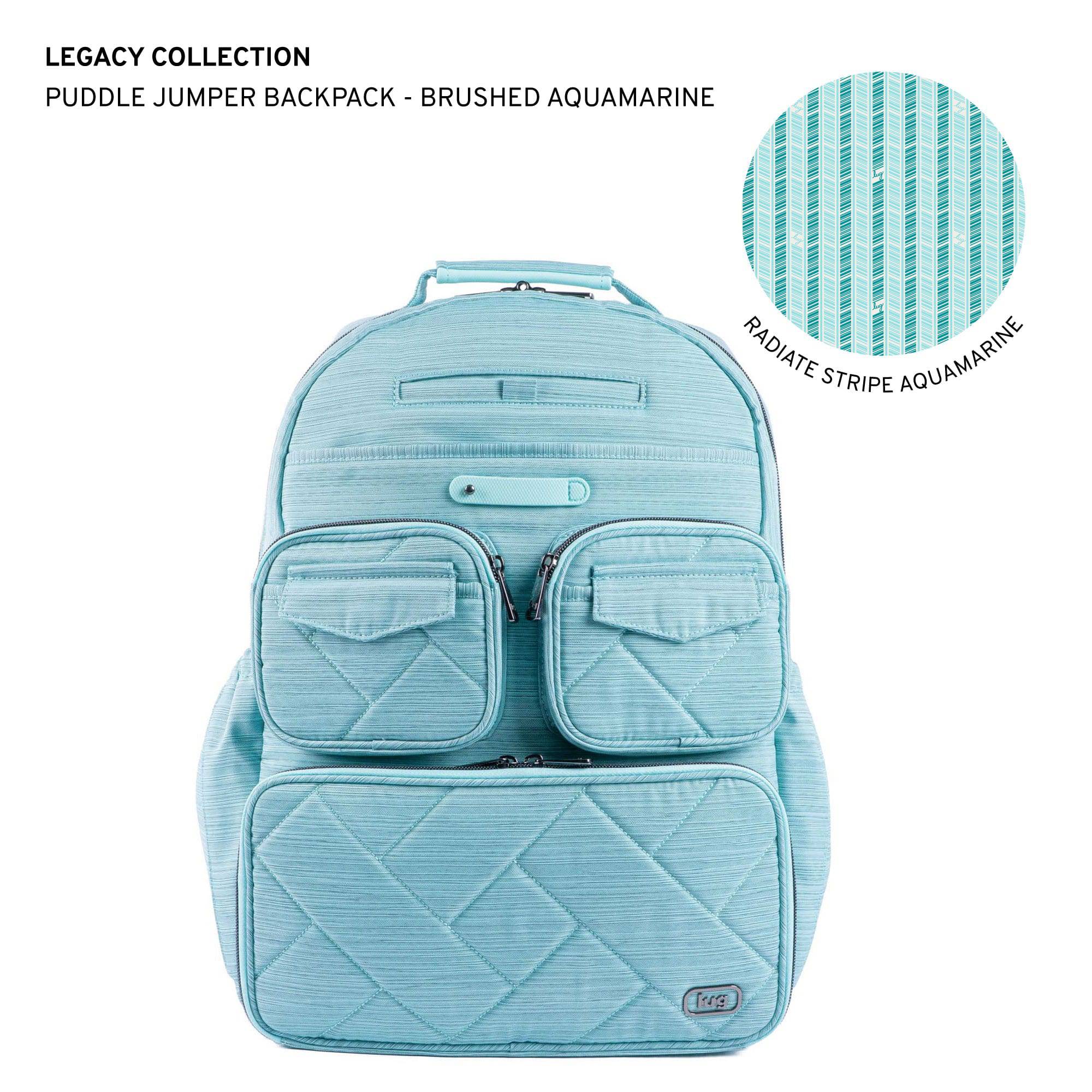 hatchback mini backpack lug 3 for Women Lightweight Travel Bag with RFID Protection & Multiple Pockets, Water-Resistant Material Resort Tropics Lug VL Hatchback Backpack