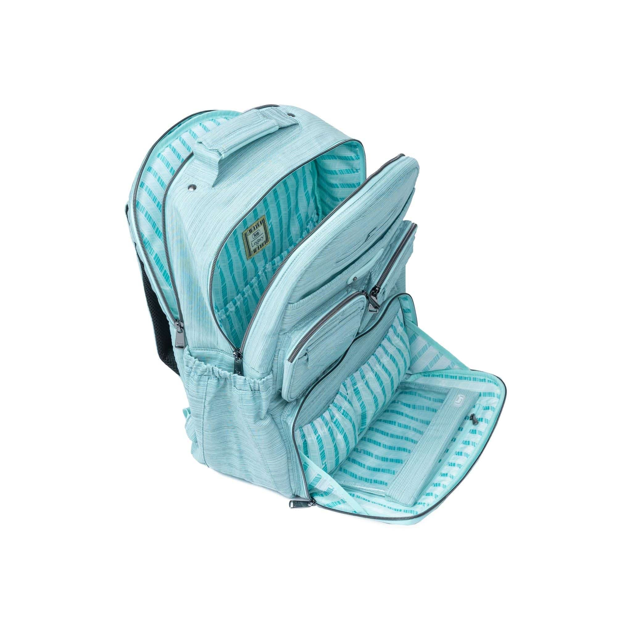 Legacy Collection Puddle Jumper Backpack - BRUSHED AQUAMARINE - 24356_LegacyPuddleJumperBackpack_BrushedAquamarine_Angle_05