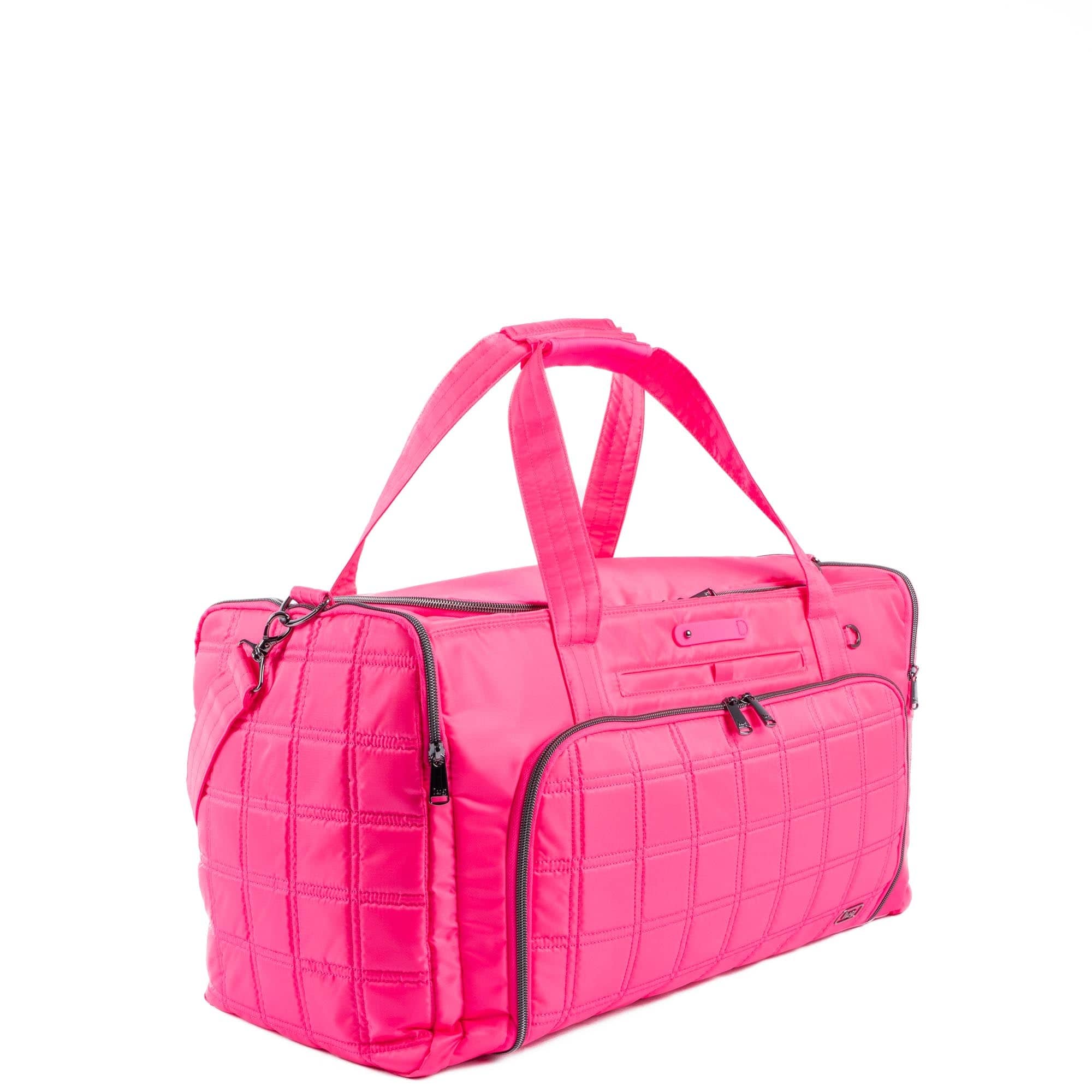 Trolley Duffel 2 Oversized Travel Bag - MAGENTA - 24359_TrolleyDuffel2_Magenta_Angle_02