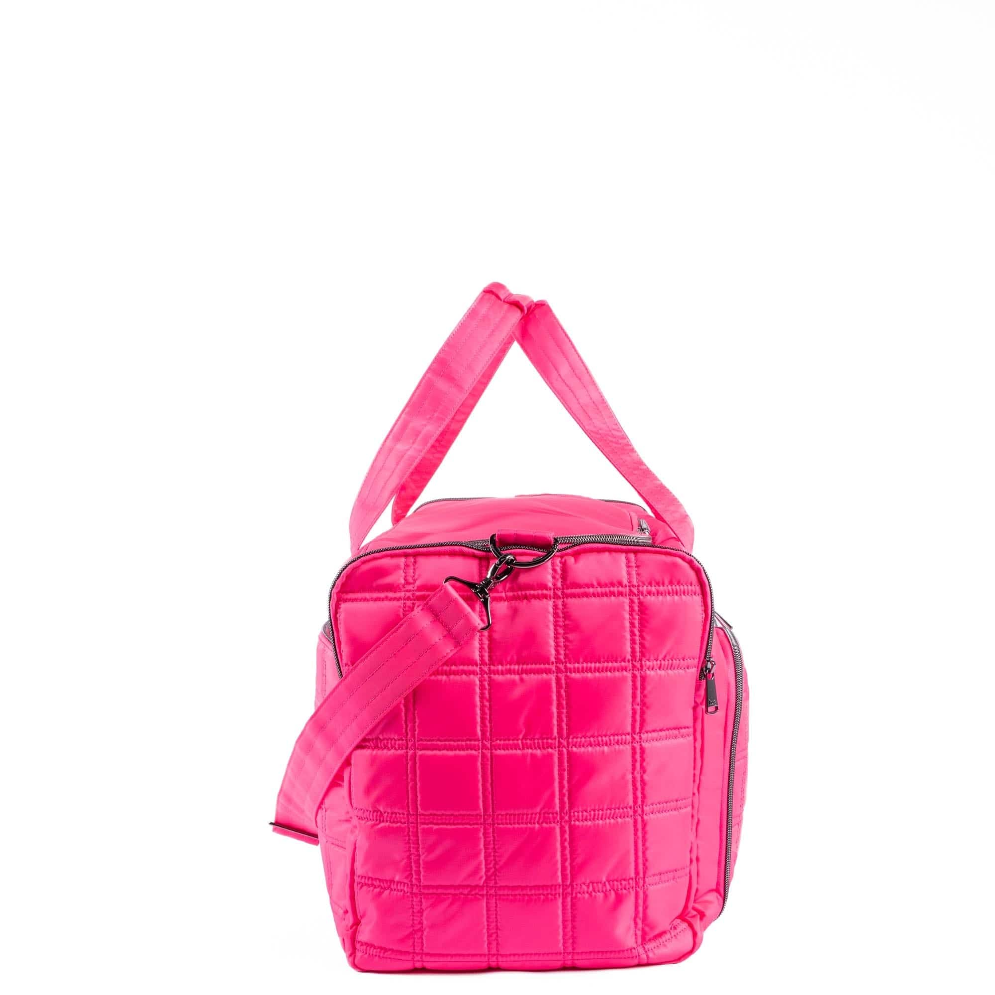Trolley Duffel 2 Oversized Travel Bag - MAGENTA - 24359_TrolleyDuffel2_Magenta_Angle_03
