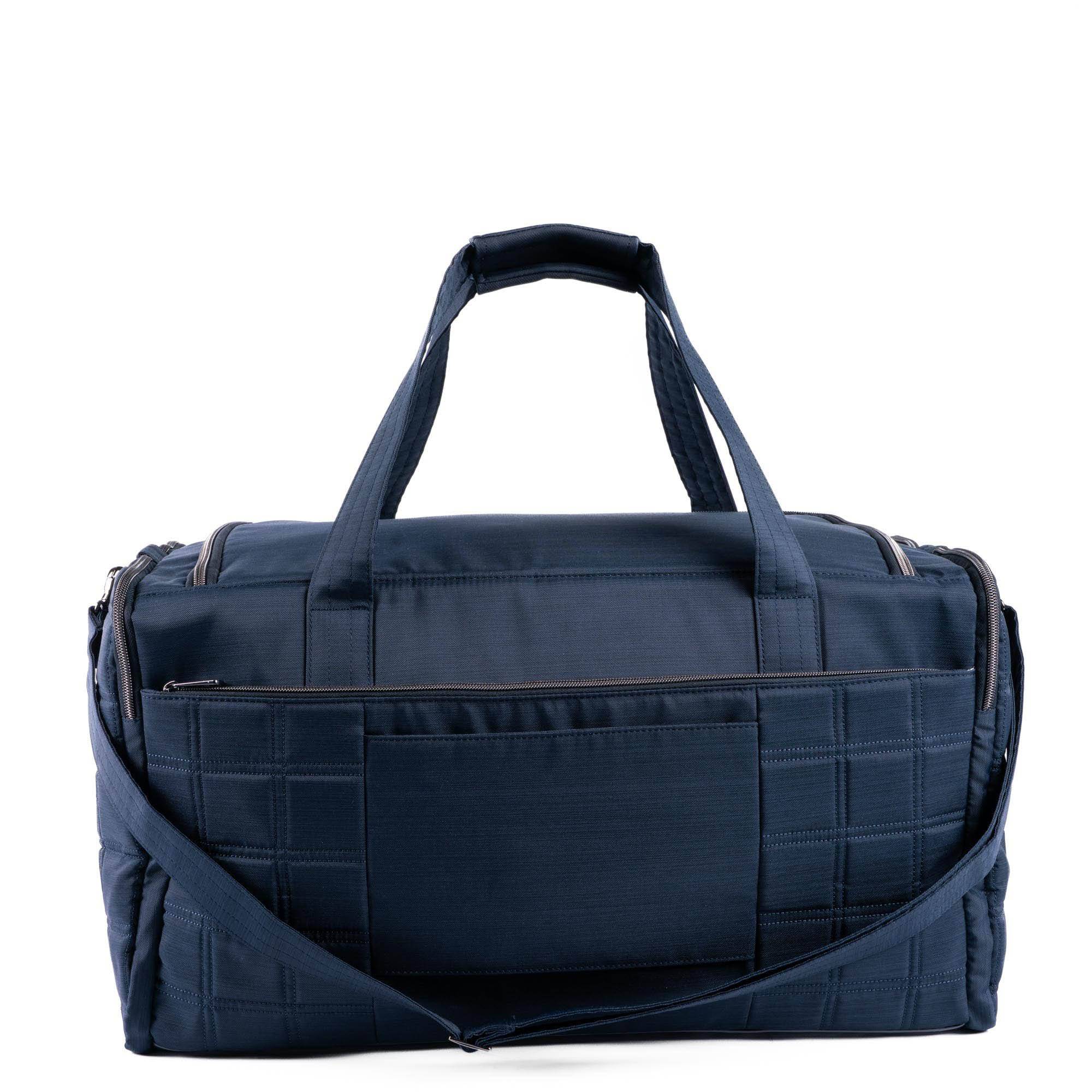Trolley Duffel 2 Oversized Travel Bag - BRUSHED INDIGO - 24362_TrolleyDuffel2_BrushedIndigo_Angle_04