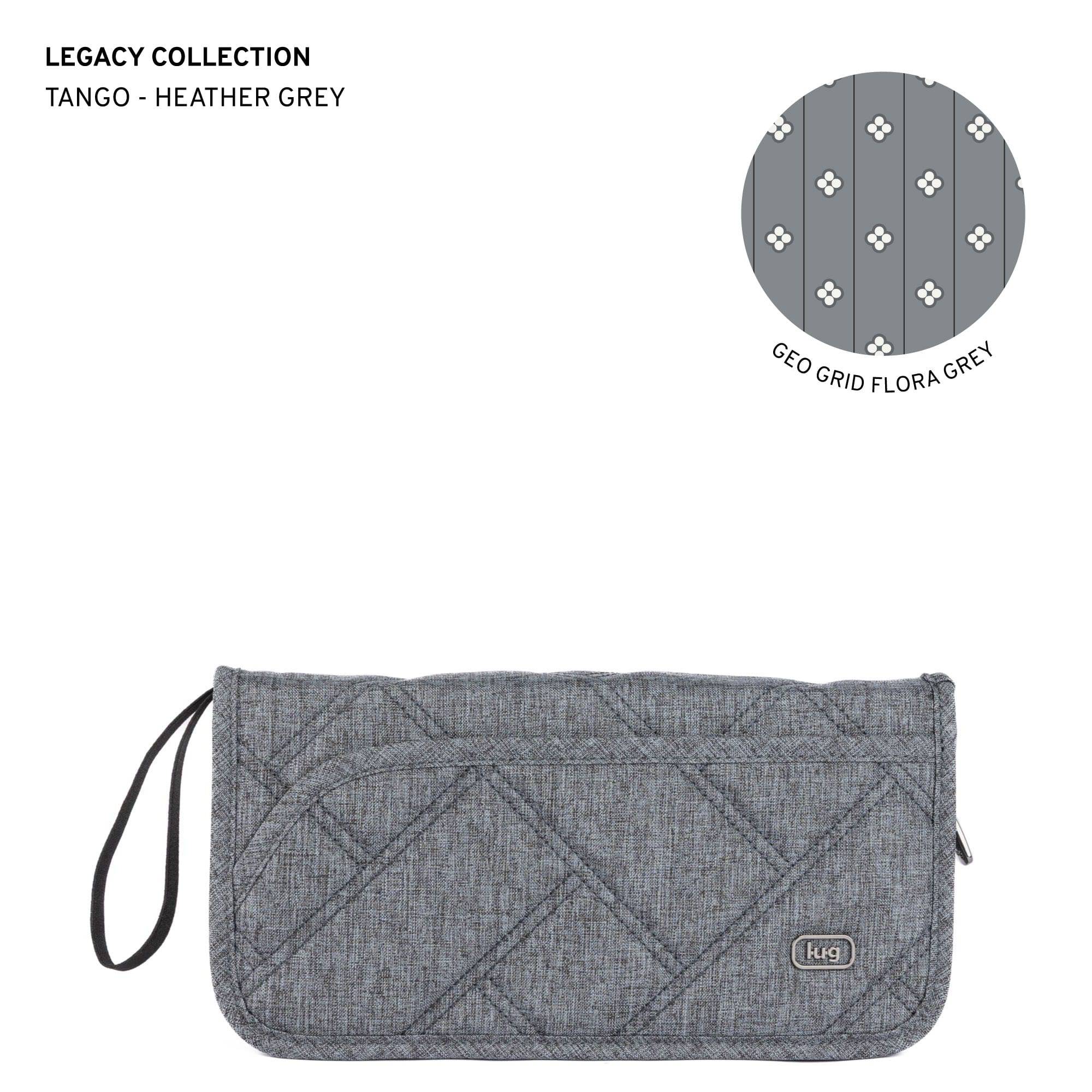 Legacy Collection Tango Travel RFID Wallet - HEATHER GREY - 24365_LegacyTango_HeatherGrey_Angle_01