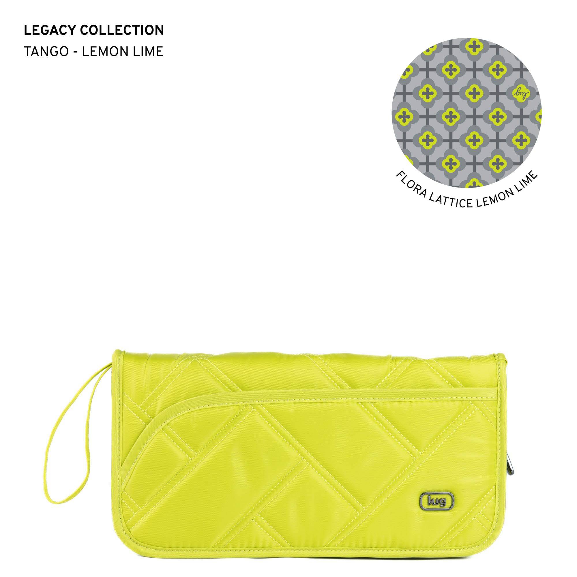 Legacy Collection Tango Travel RFID Wallet - LEMON LIME - 24369_LegacyTango_LemonLime_Angle_01