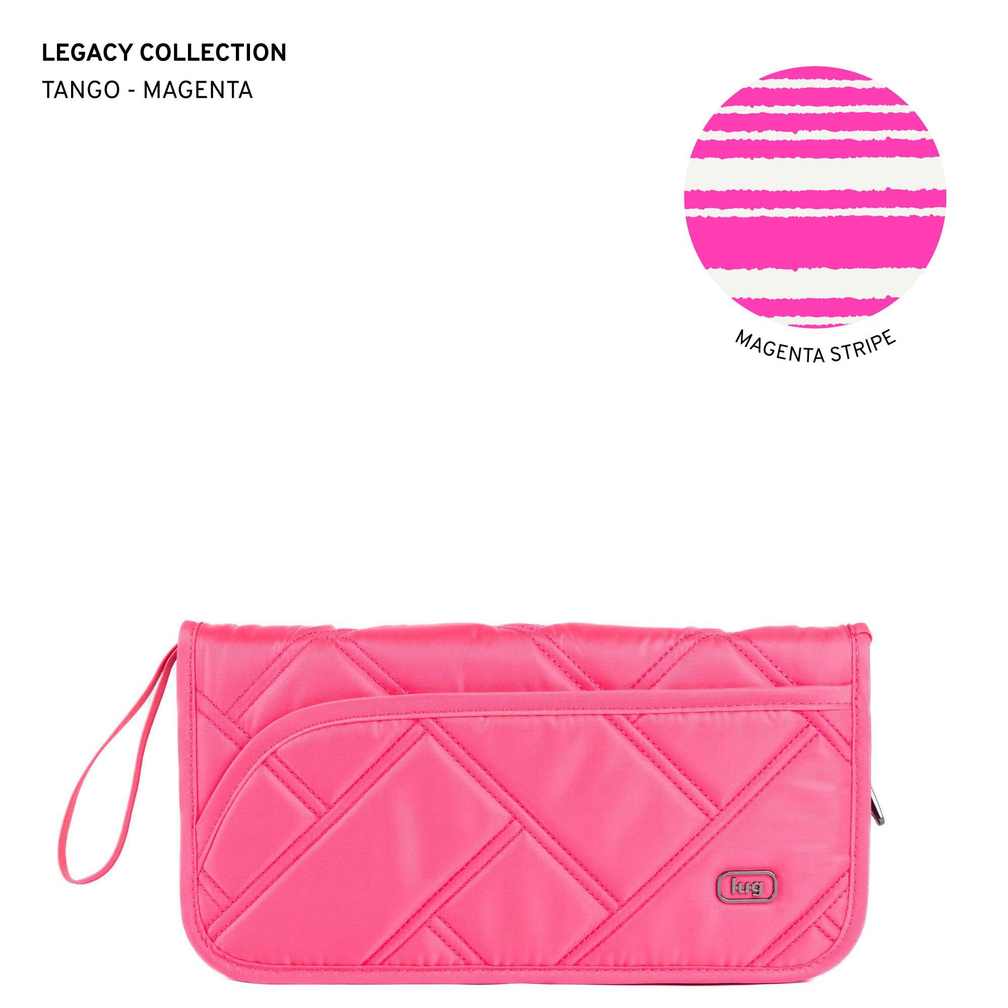Legacy Collection Tango Travel RFID Wallet - MAGENTA - 24370_LegacyTango_Magenta_Angle_01