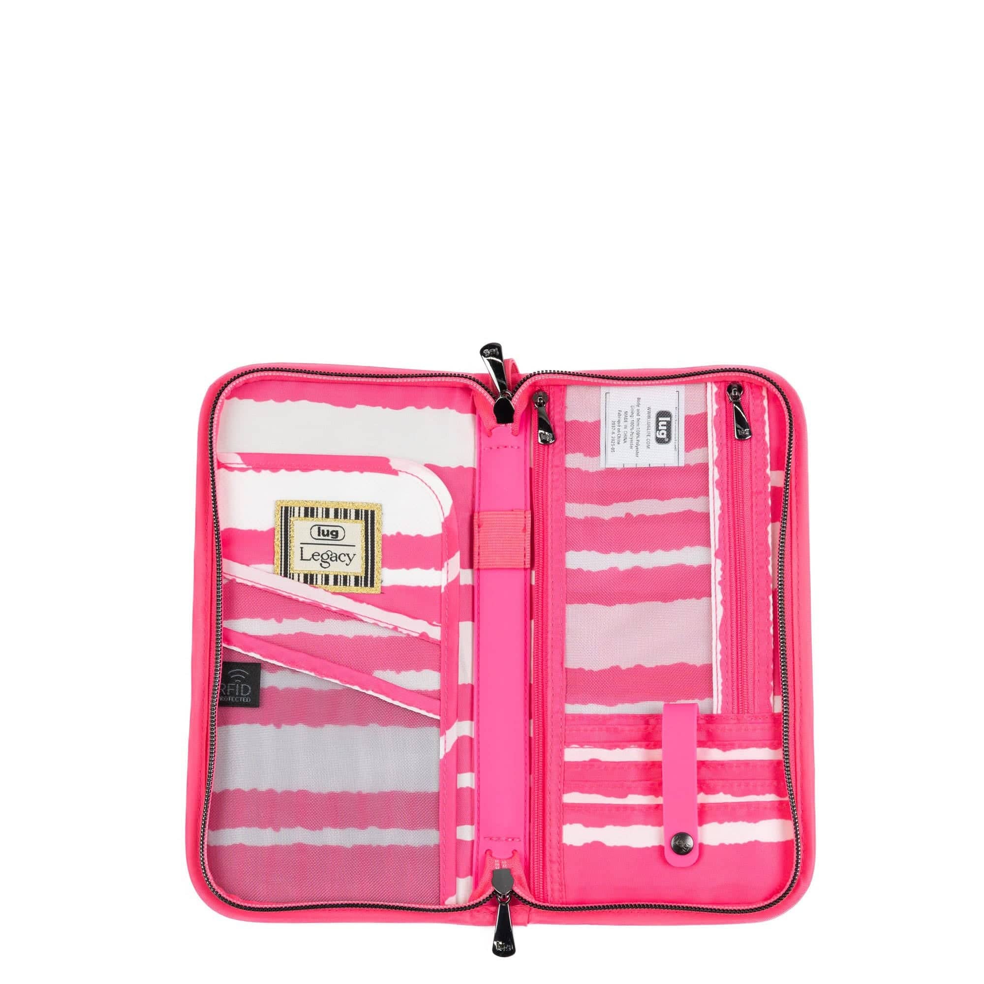 Legacy Collection Tango Travel RFID Wallet - MAGENTA - 24370_LegacyTango_Magenta_Angle_04_5zv6wp