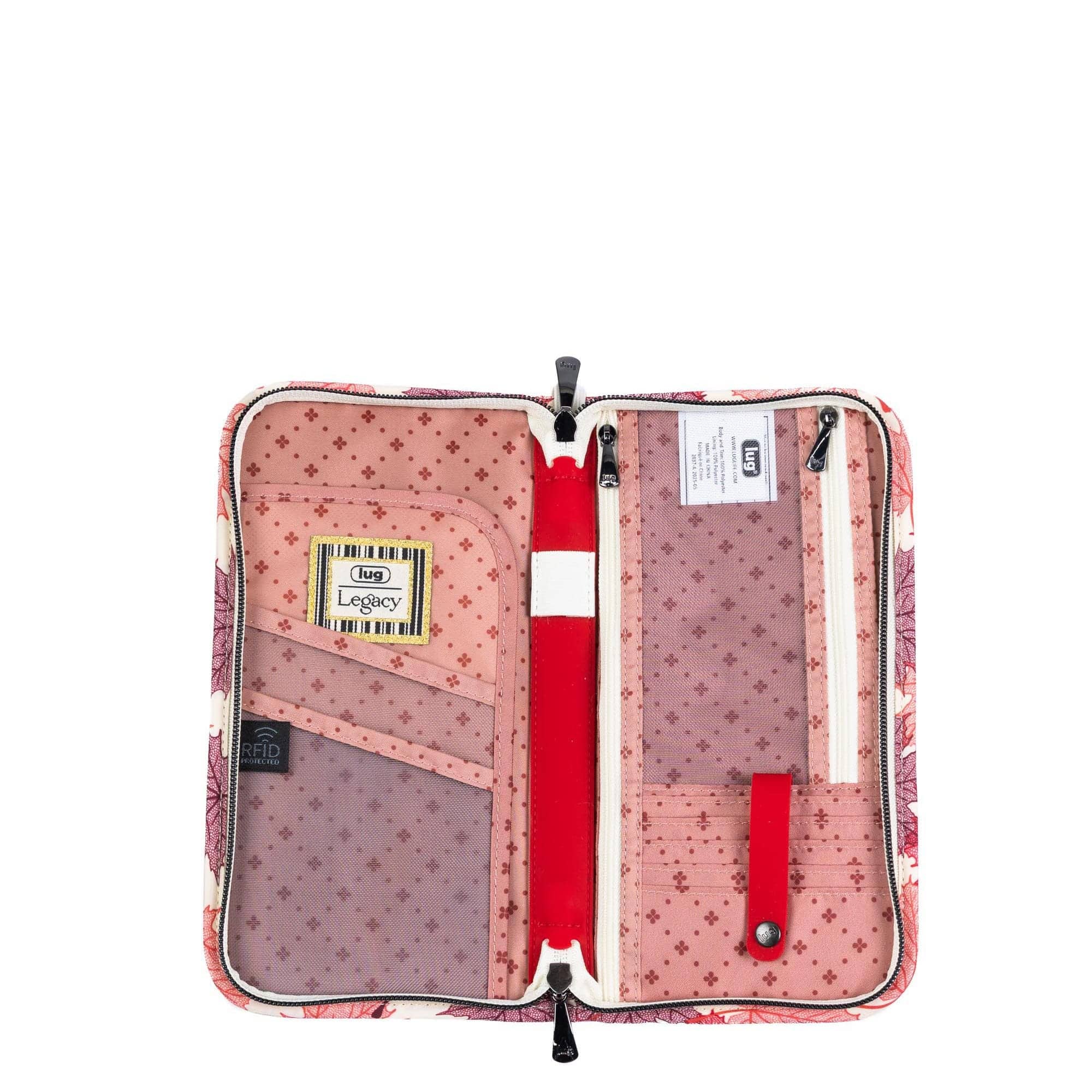 Legacy Collection Tango Travel RFID Wallet - MAPLES CREAM - 24371_LegacyTango_MaplesCream_Angle_04_0994xf