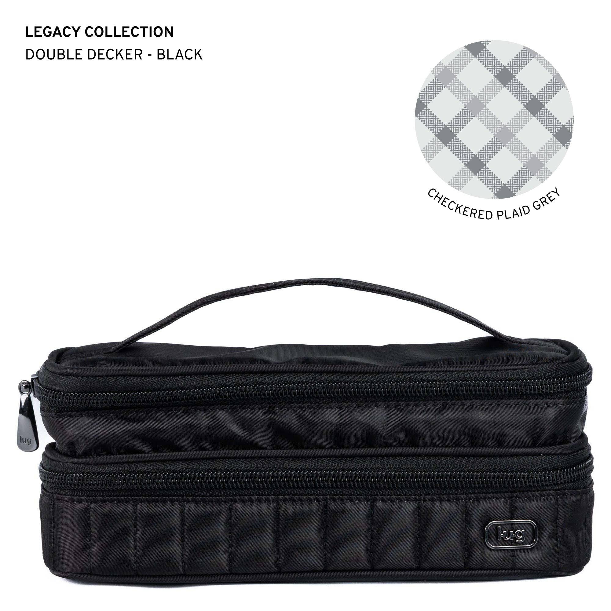 Legacy Collection Double Decker Cosmetic Case - BLACK - 24373_LegacyDoubleDecker_Black_Angle_01