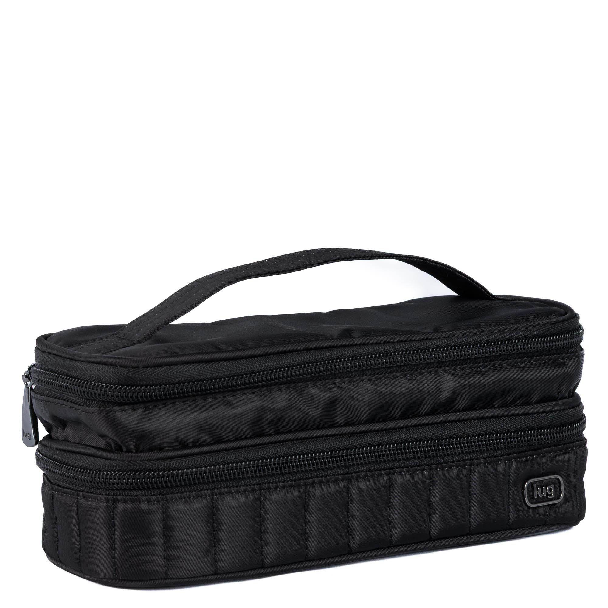 Legacy Collection Double Decker Cosmetic Case - BLACK - 24373_LegacyDoubleDecker_Black_Angle_02