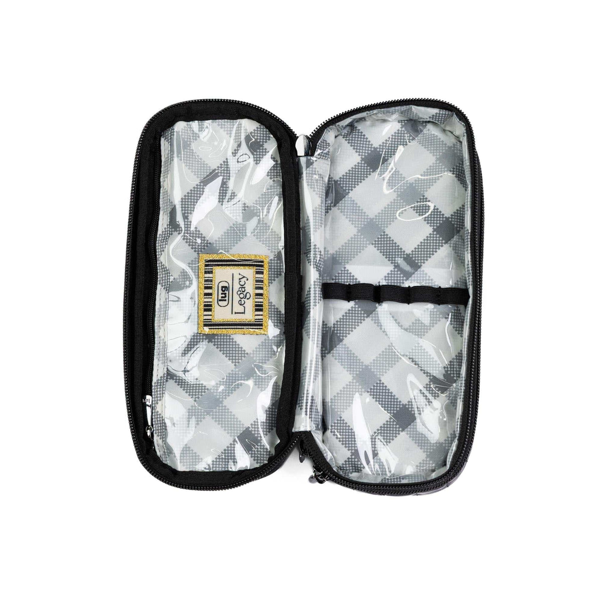 Legacy Collection Double Decker Cosmetic Case - BLACK - 24373_LegacyDoubleDecker_Black_Angle_06