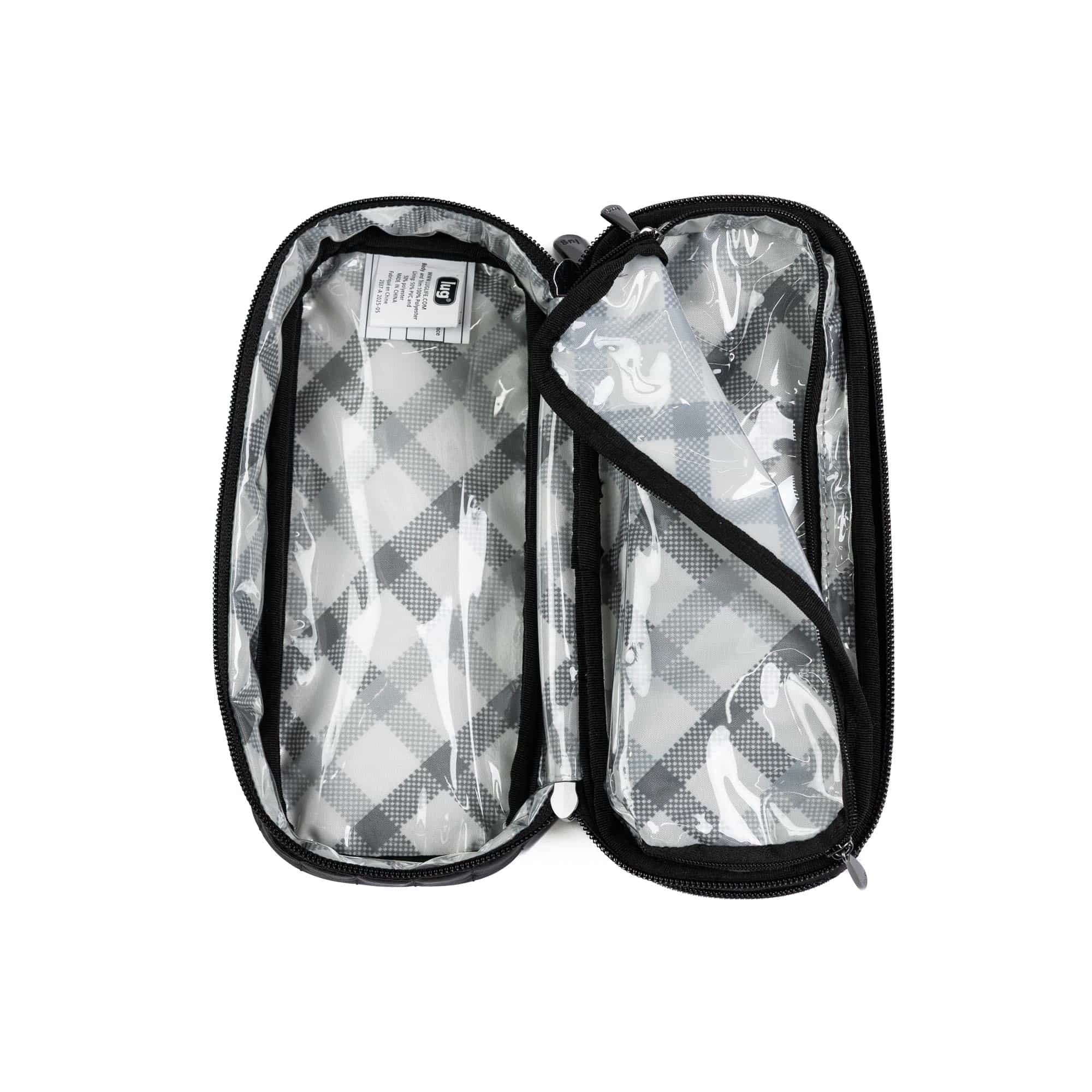 Legacy Collection Double Decker Cosmetic Case - BLACK - 24373_LegacyDoubleDecker_Black_Angle_07