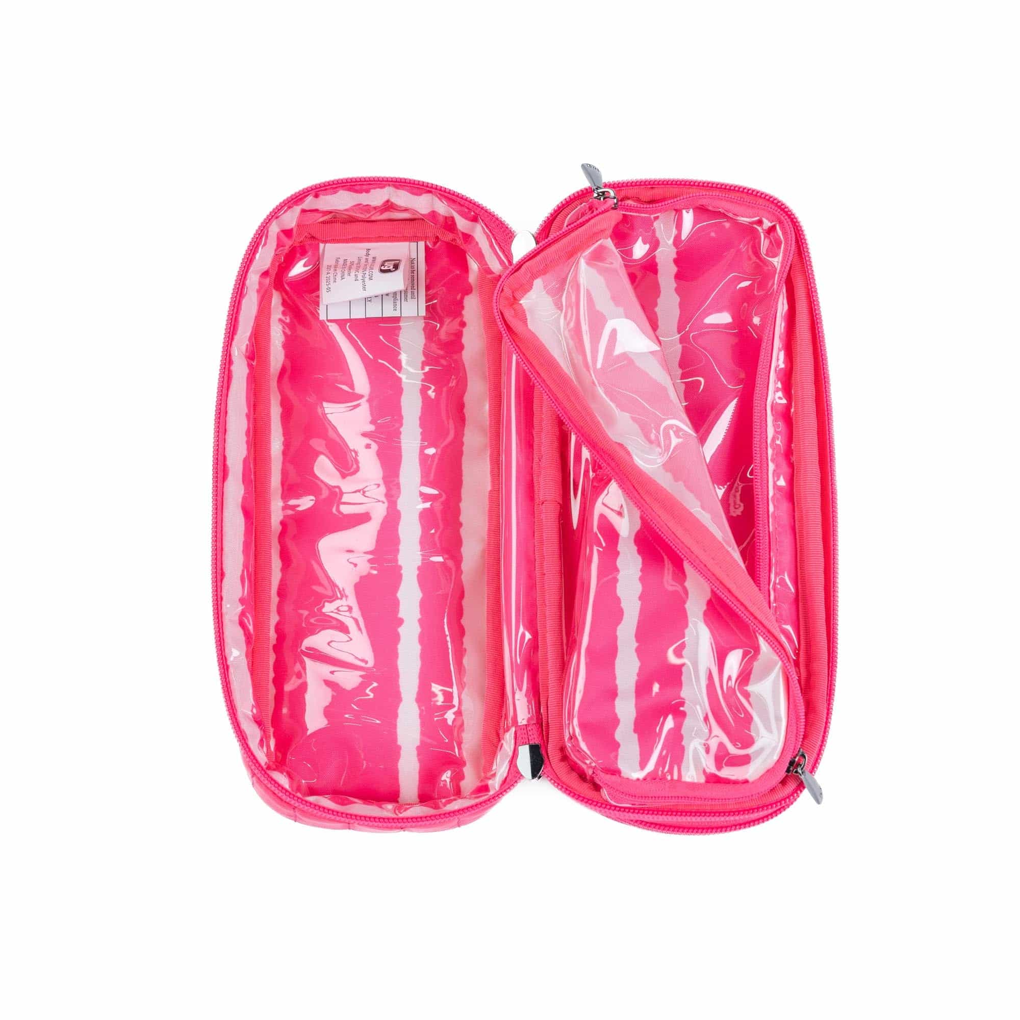 Legacy Collection Double Decker Cosmetic Case - MAGENTA - 24376_LegacyDoubleDecker_Magenta_Angle_07