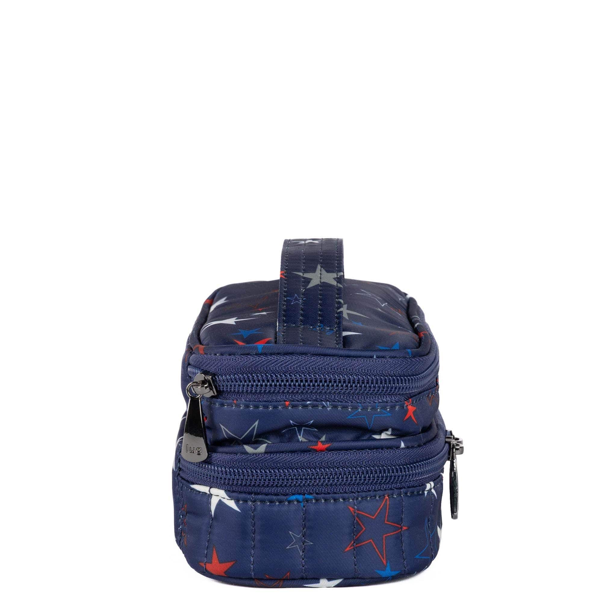 Legacy Collection Double Decker Cosmetic Case - STAR SPANGLED - 24377_LegacyDoubleDecker_StarSpangled_Angle_03